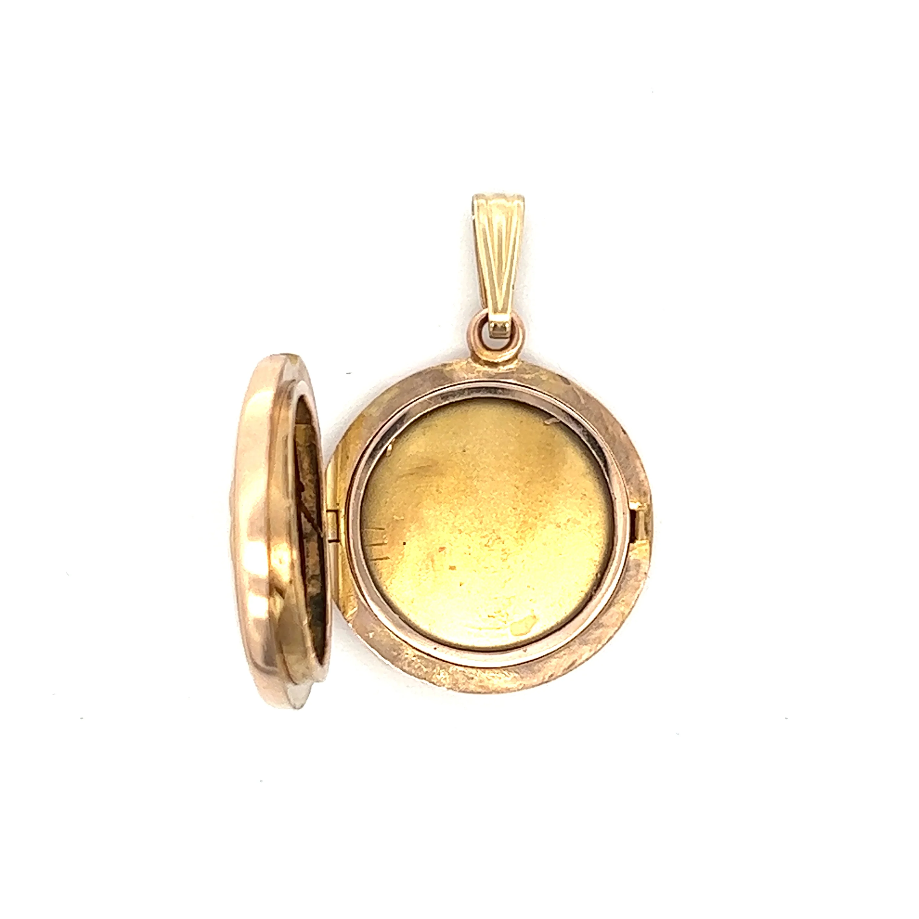 Antique Victorian Ruby Dog Locket in 14k Rose Gold - Image 2