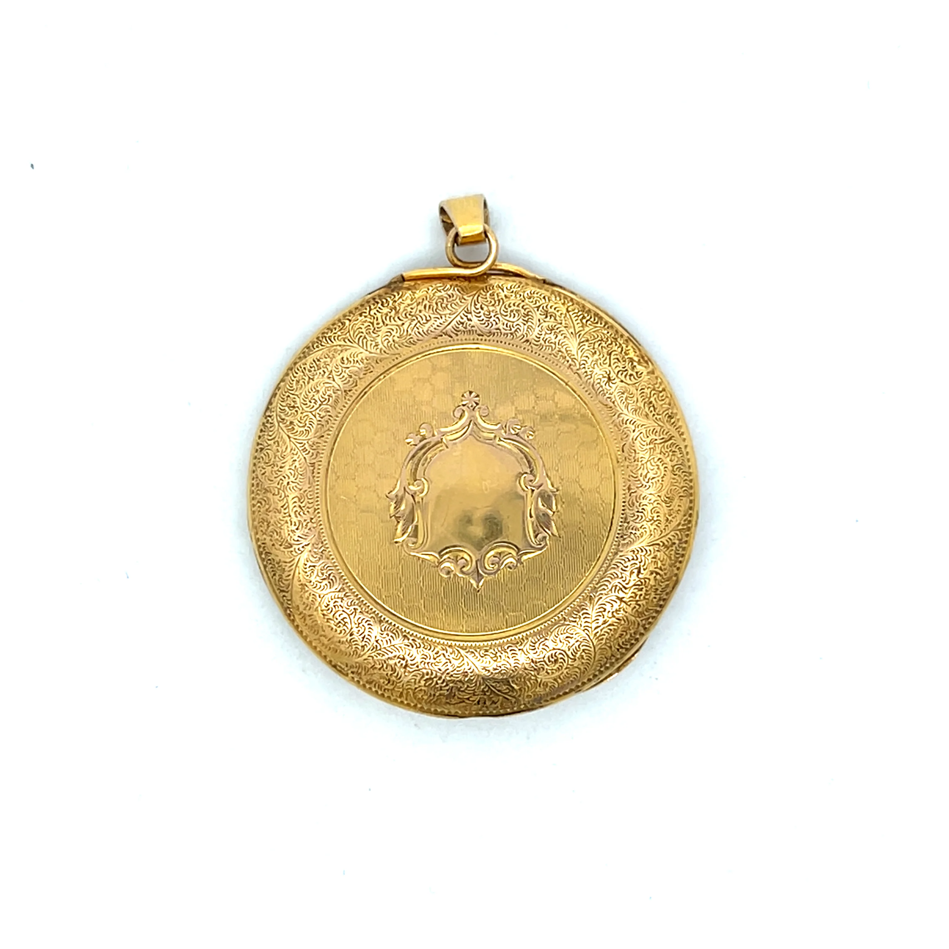 .08 Victorian Pendant in 14k Yellow Gold - Image 2