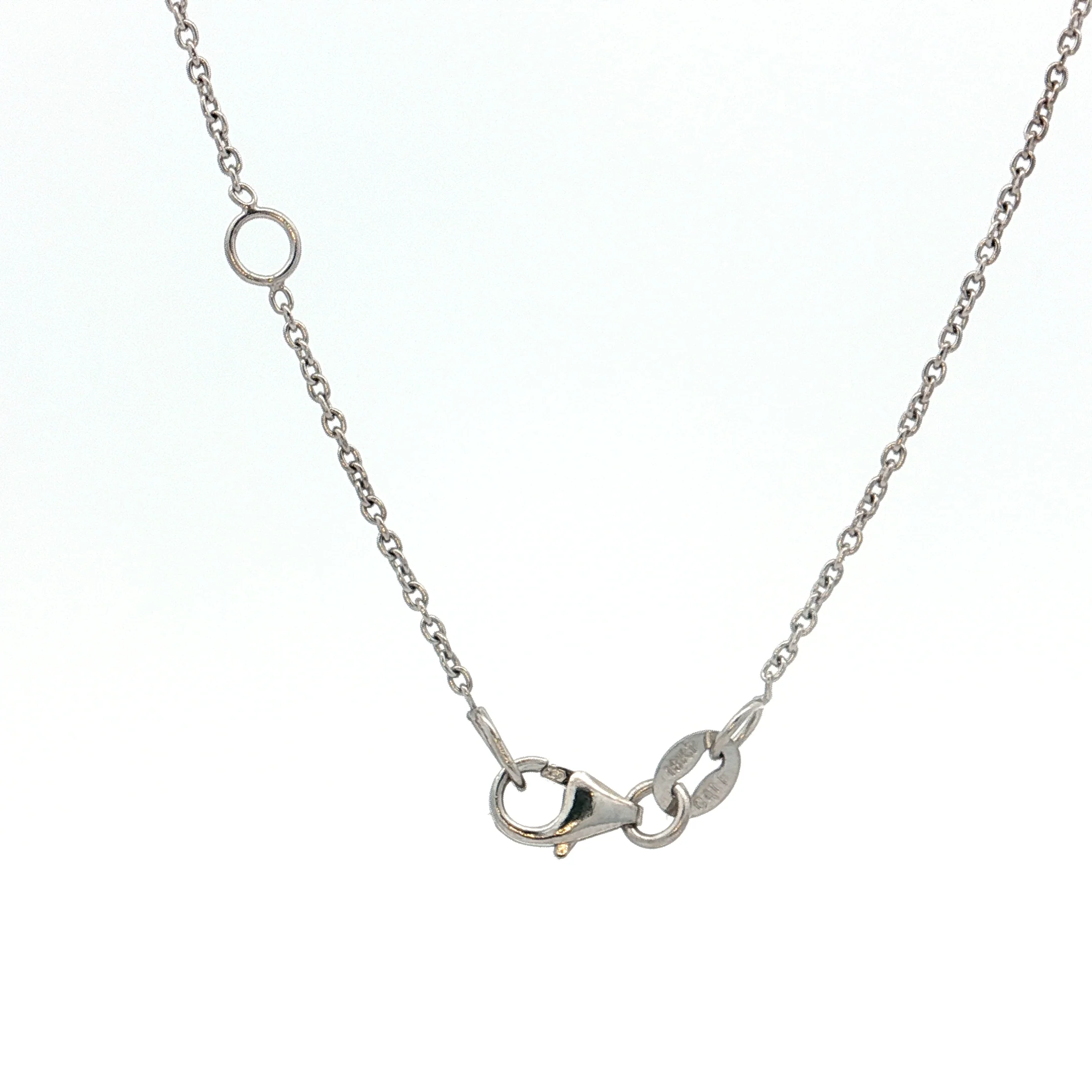 1.00 Pear Cut Champaign Diamond Pendant Necklace 18k - Image 4