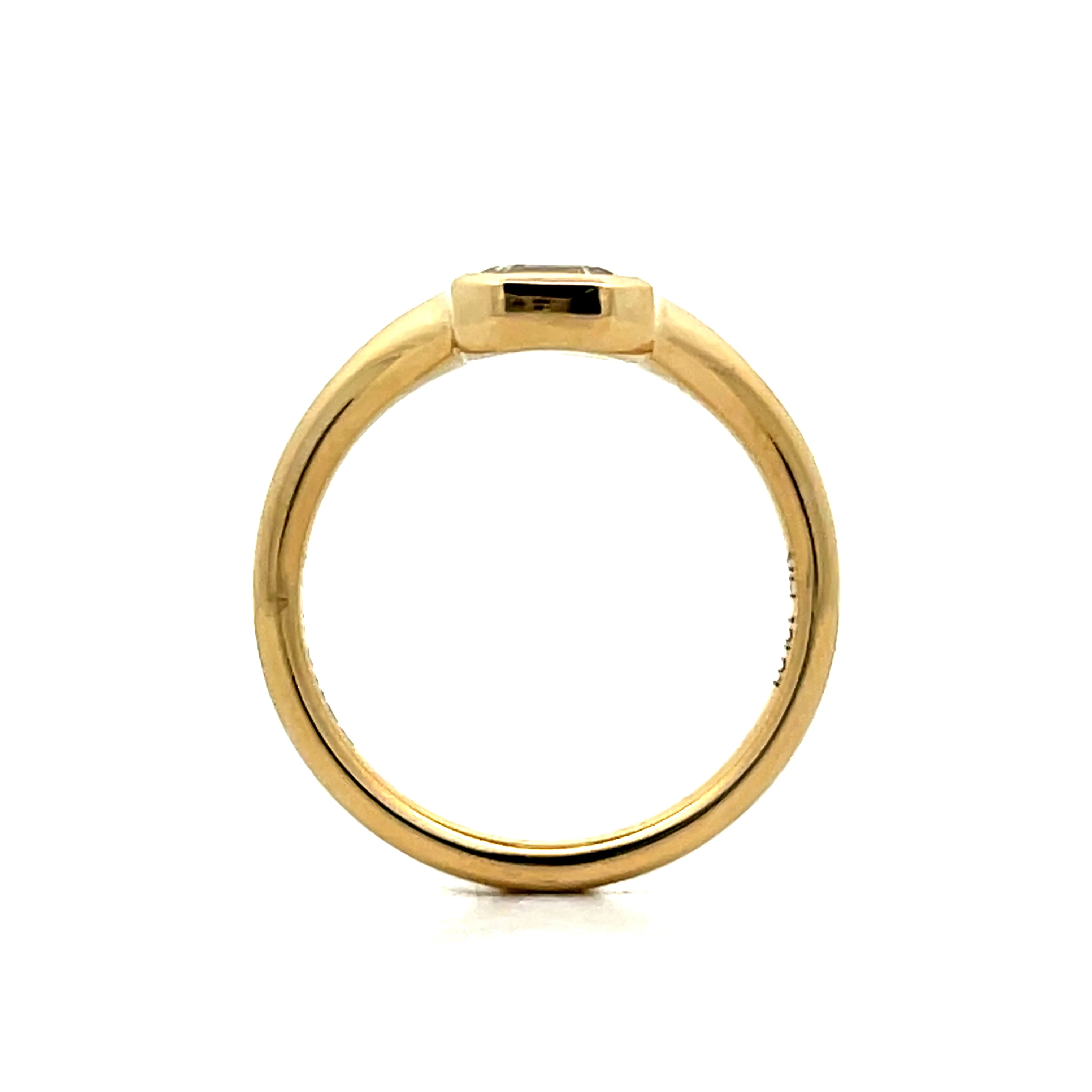 1.01 Portrait Cut Diamond Engagement Ring in 14k - Image 4