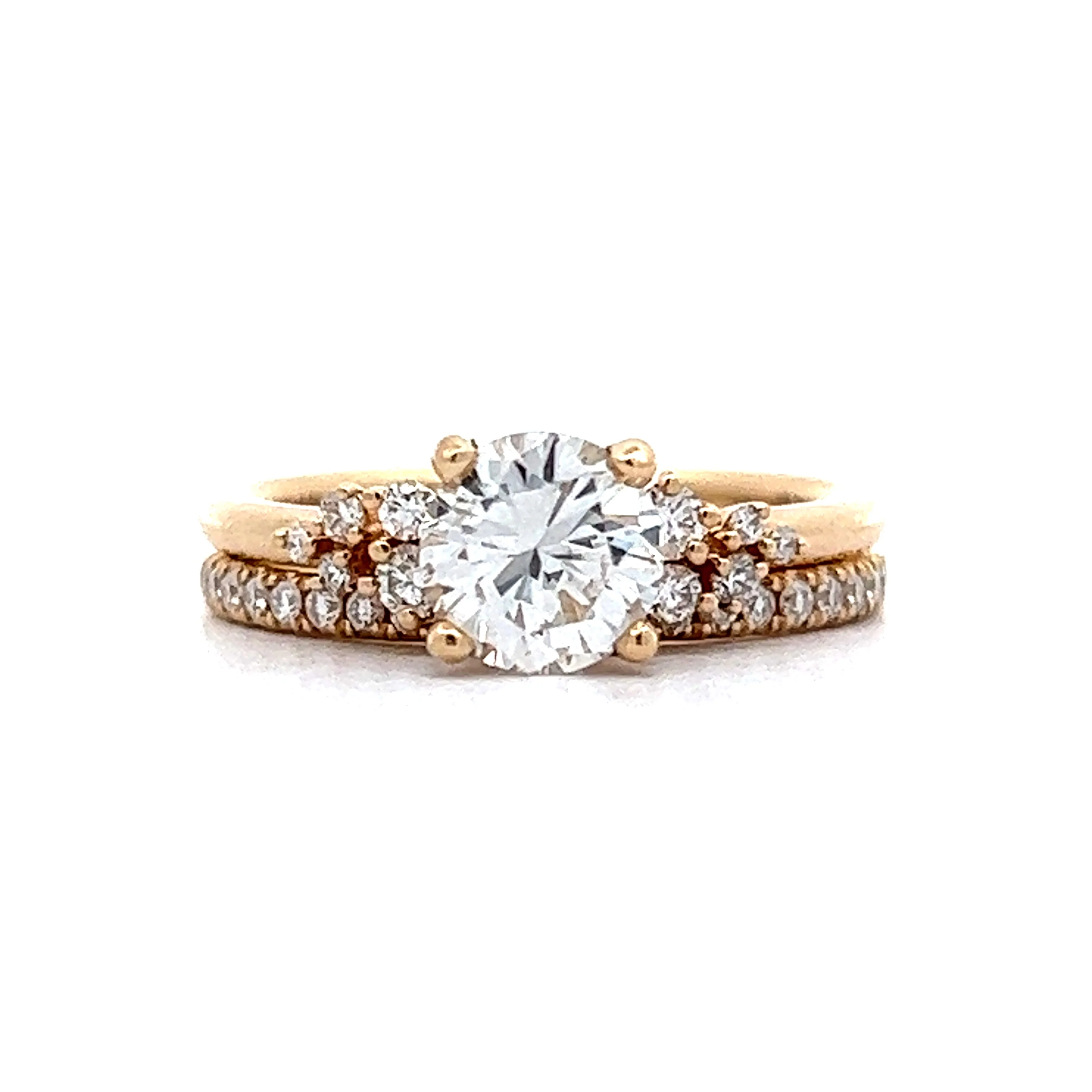 .87 Solitaire Diamond Engagement Ring in 14k Yellow Gold - Image 6