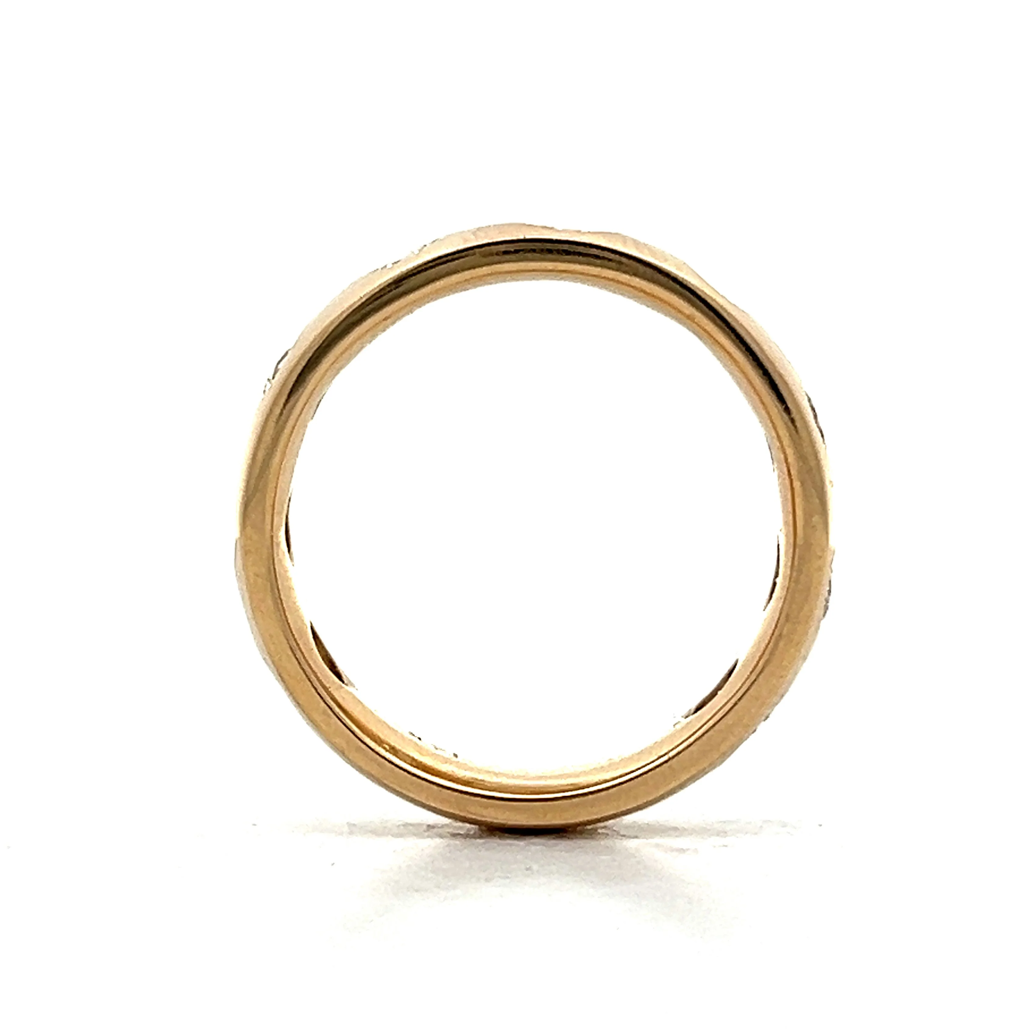 1.08 Diamond Eternity Band in 14k Yellow Gold - Image 4