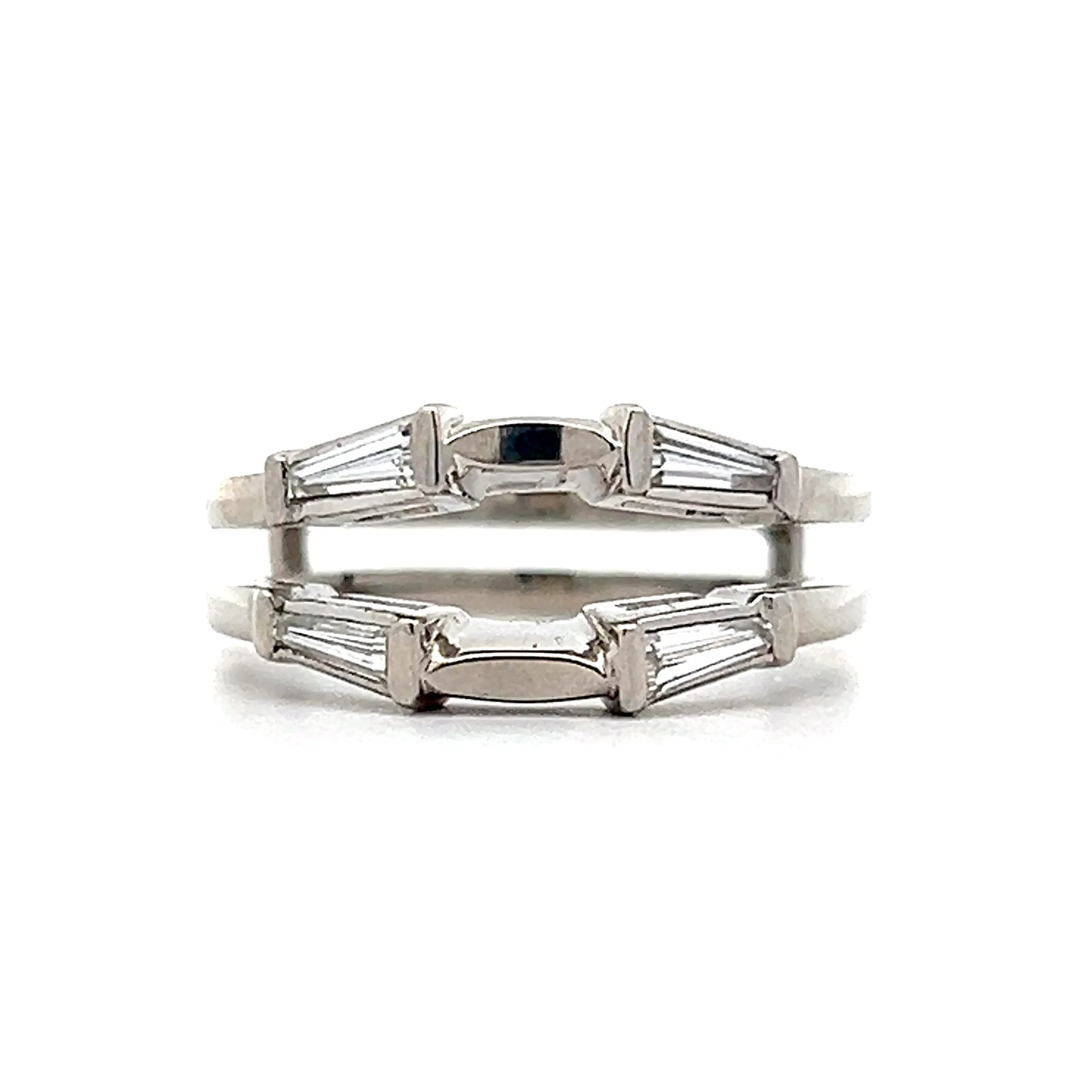 1.12 Oval Green Tourmaline Engagement Ring in Platinum - Image 11