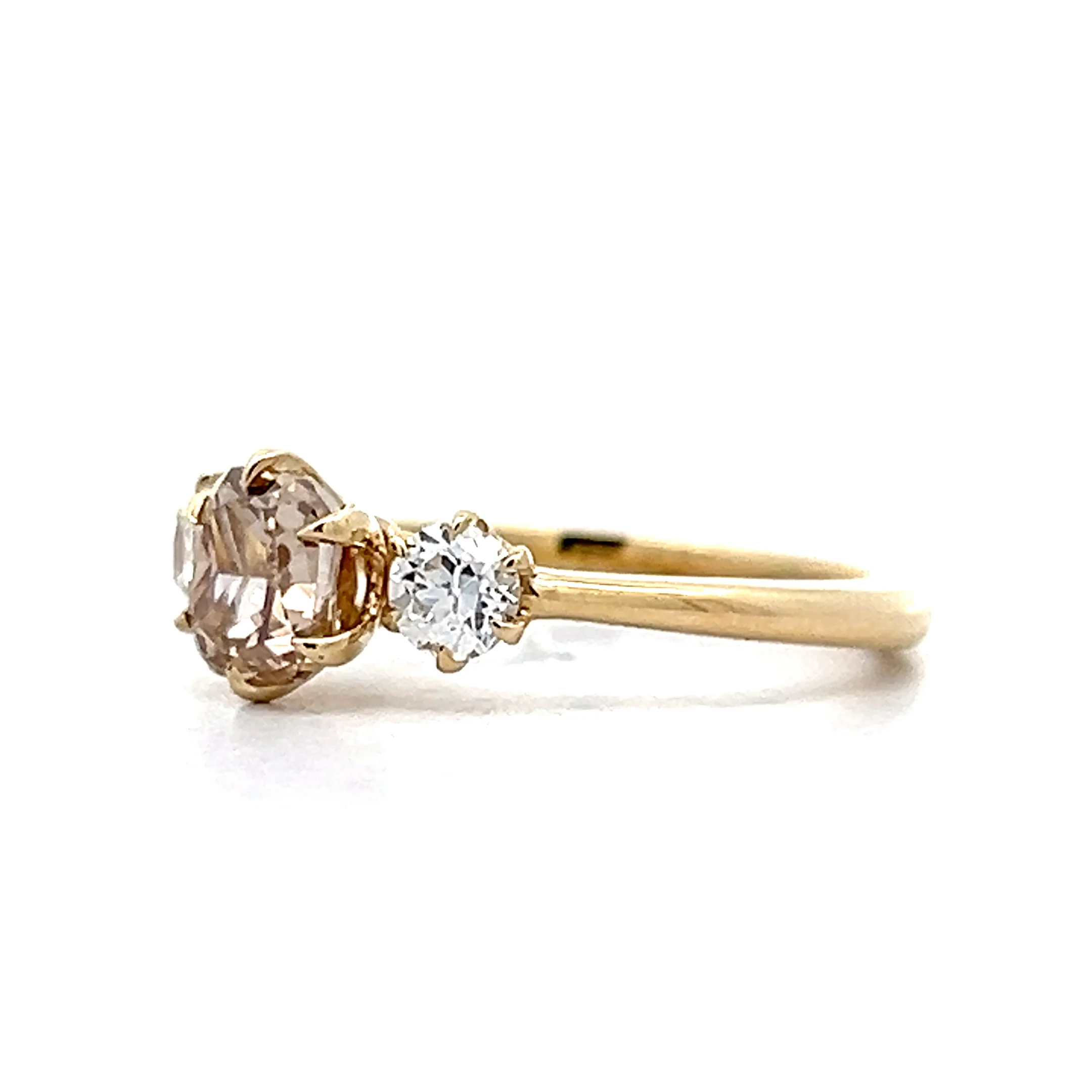 1.13 Cushion Diamond  Engagement Ring in 14k - Image 2