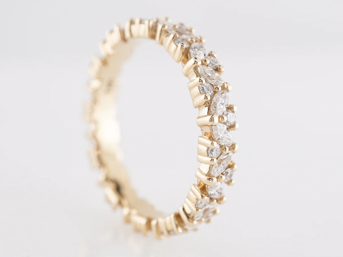 1.26 Diamond Eternity Band in 14k Yellow Gold - Image 3