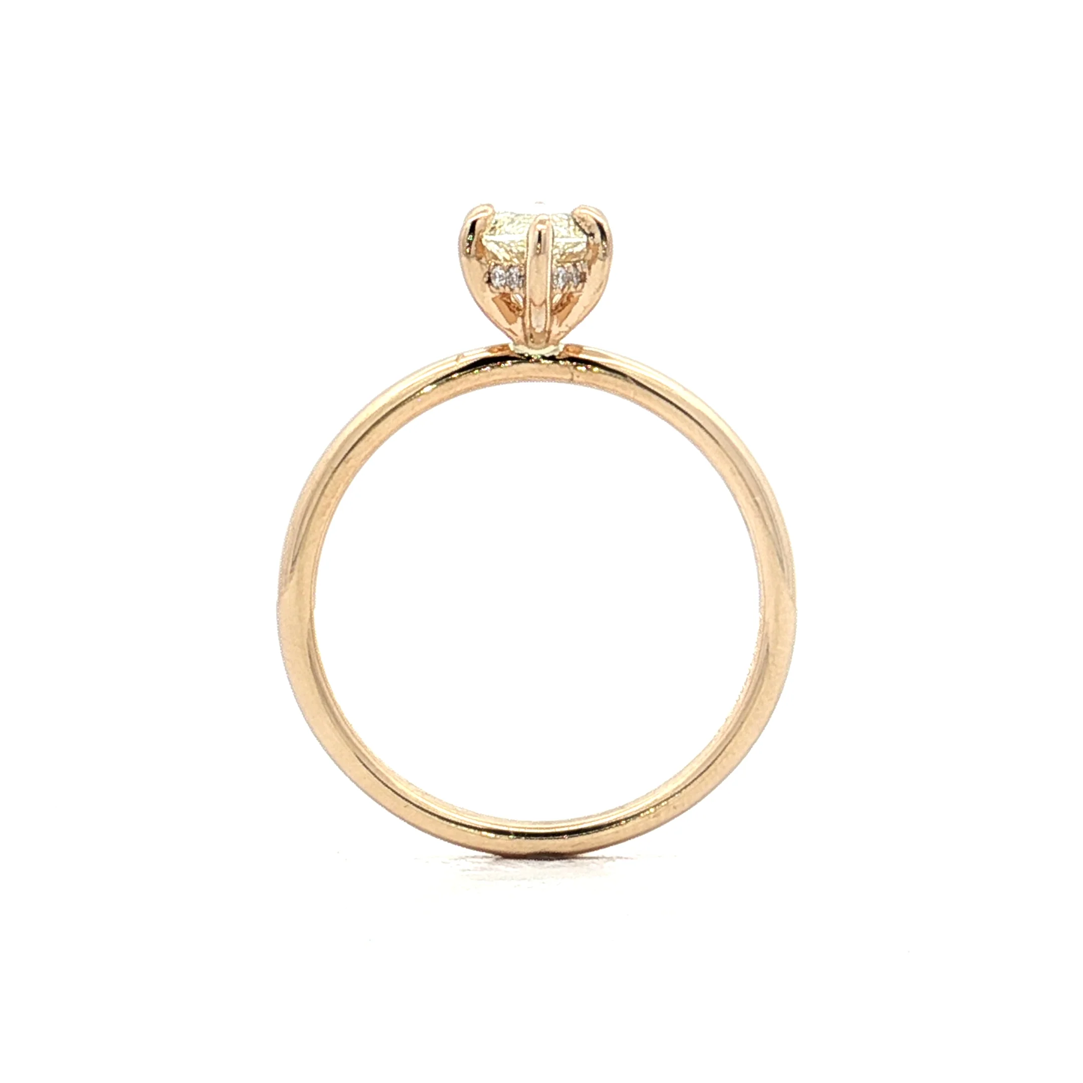 1.31 Marquise Diamond Solitaire Engagement Ring 14k - Image 4