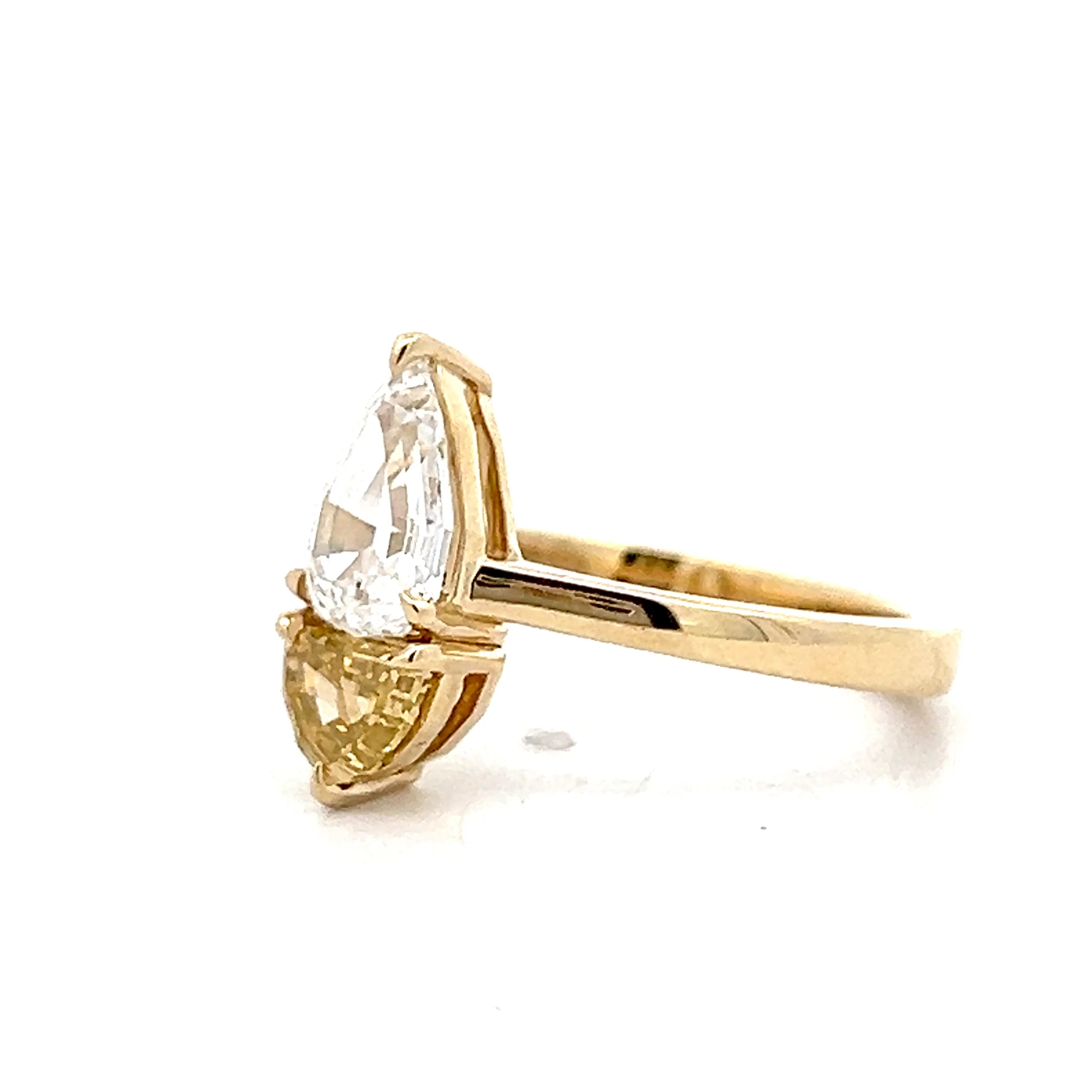 1.46 Toi Et Moi Diamond Engagement Ring in 14k - Image 2