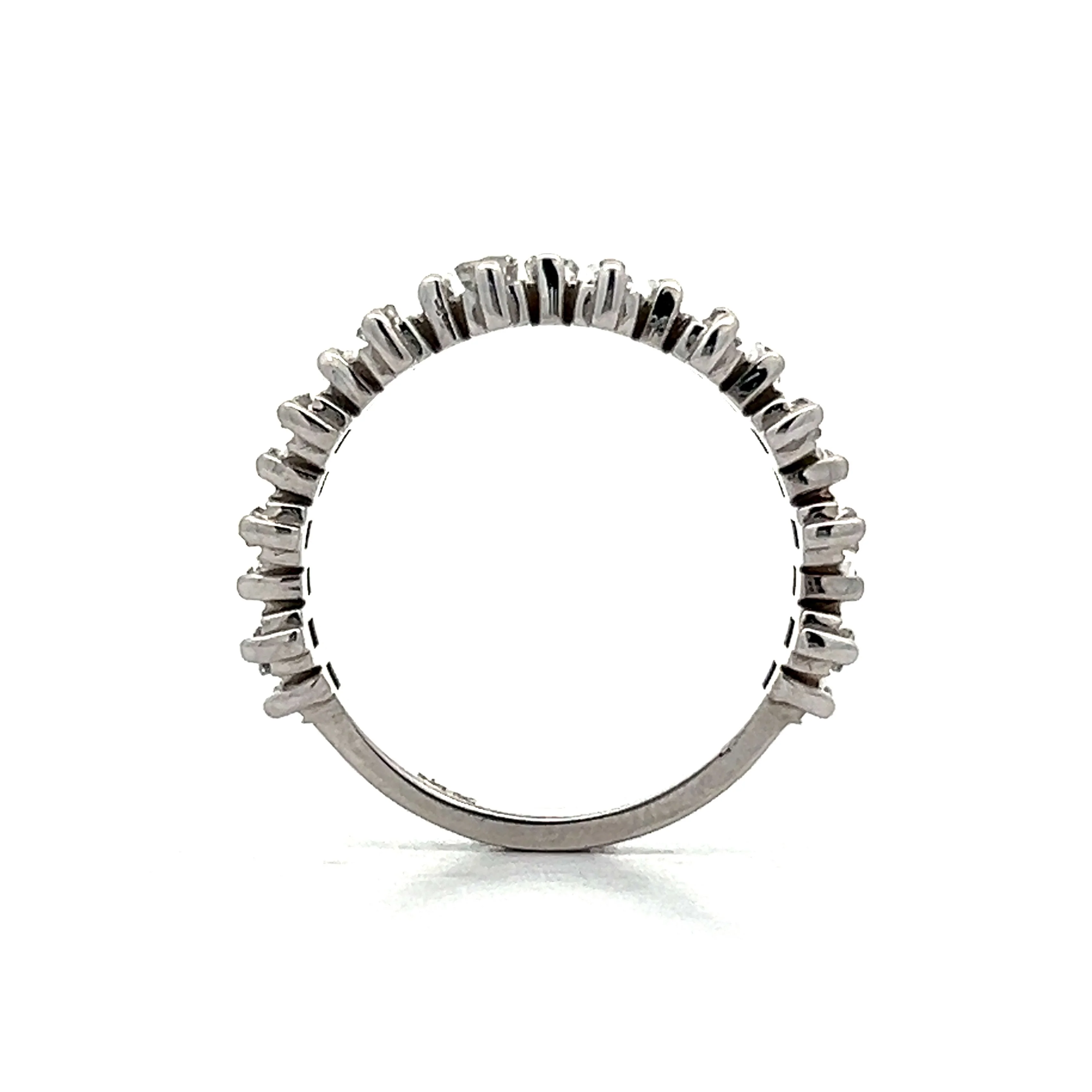 1.47 Baguette Diamond Ring in 14k White Gold - Image 4