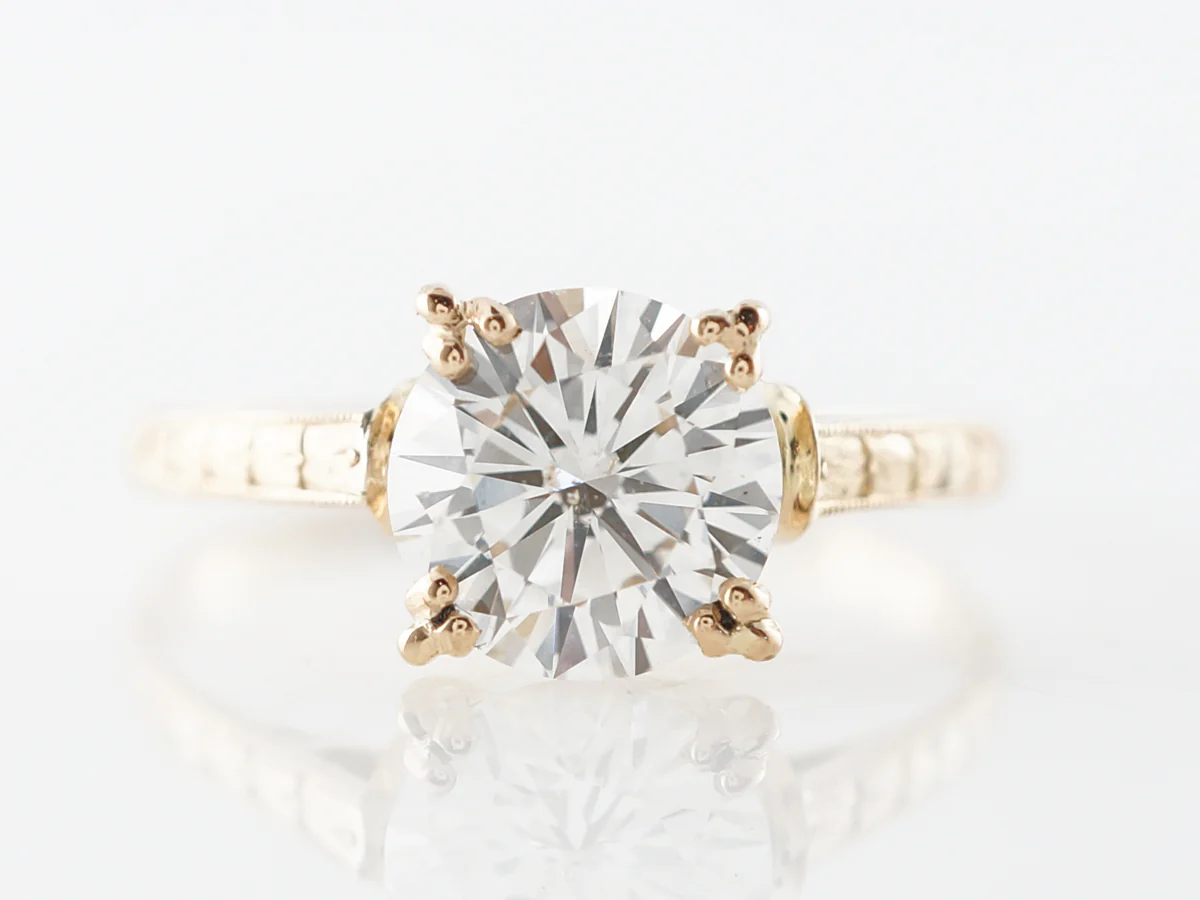 1.50 Carat Diamond Solitaire Engagement Ring in 18k