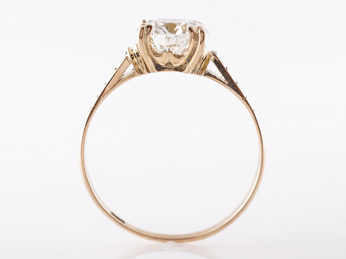 1.50 Carat Diamond Solitaire Engagement Ring in 18k - Image 4