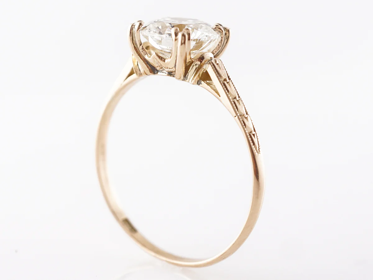 1.50 Carat Diamond Solitaire Engagement Ring in 18k - Image 5