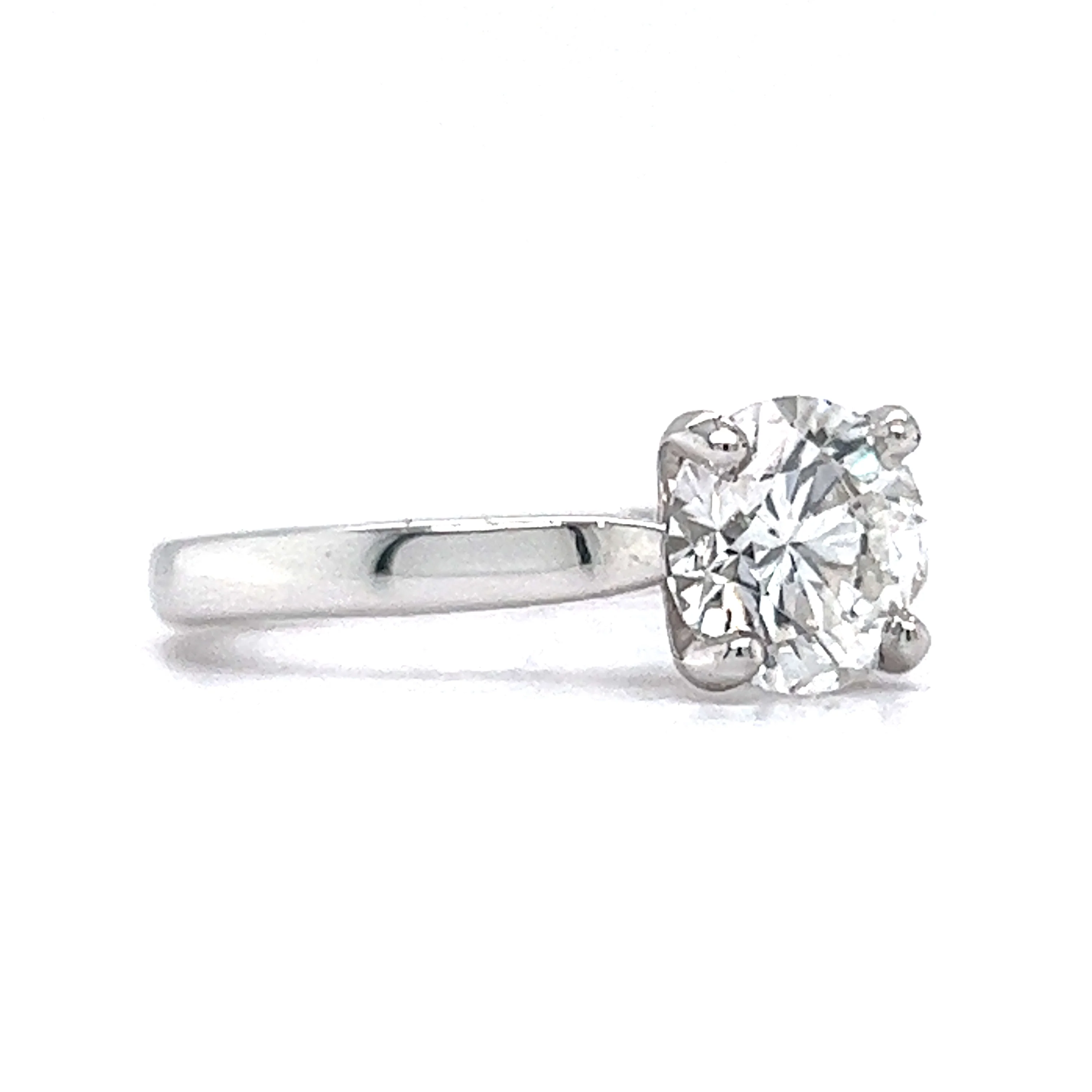 1.51 GIA Diamond Solitaire Engagement Ring in 14k White Gold - Image 3