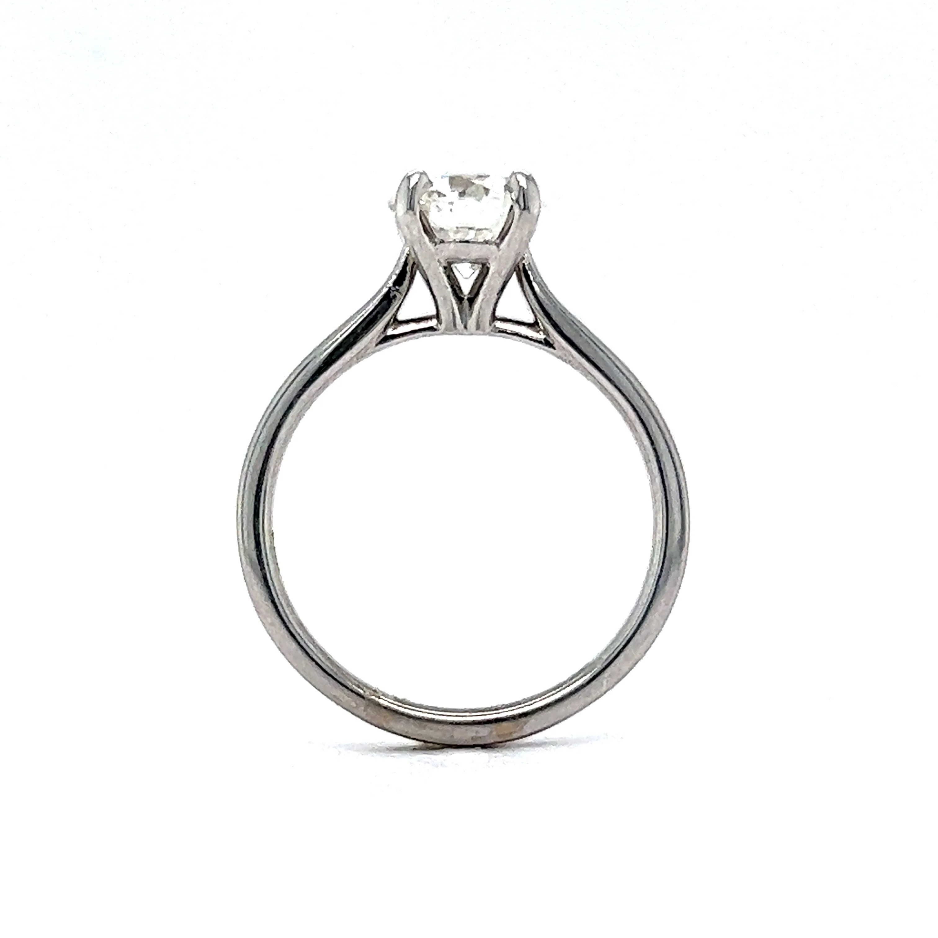 1.51 GIA Diamond Solitaire Engagement Ring in 14k White Gold - Image 4