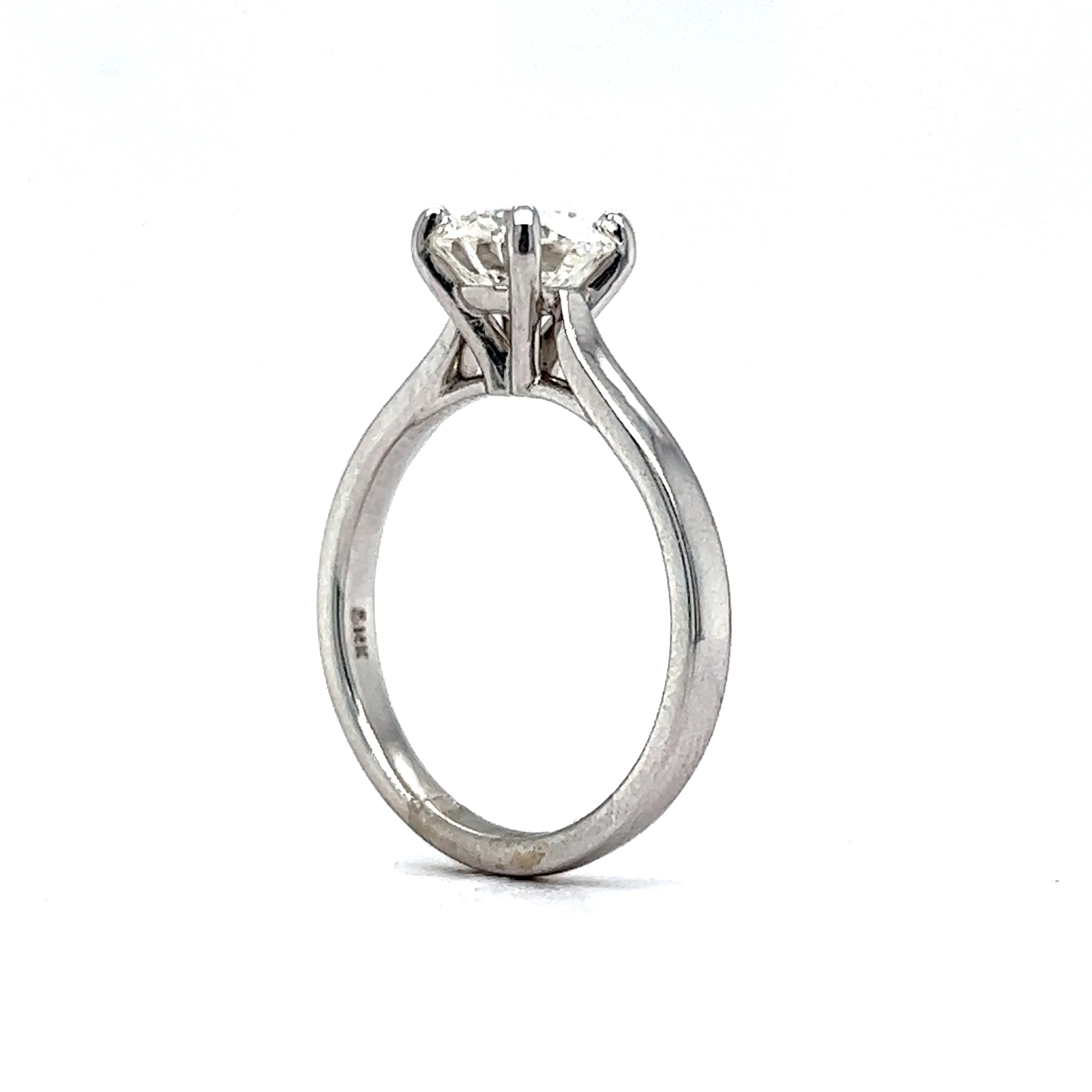 1.51 GIA Diamond Solitaire Engagement Ring in 14k White Gold - Image 5