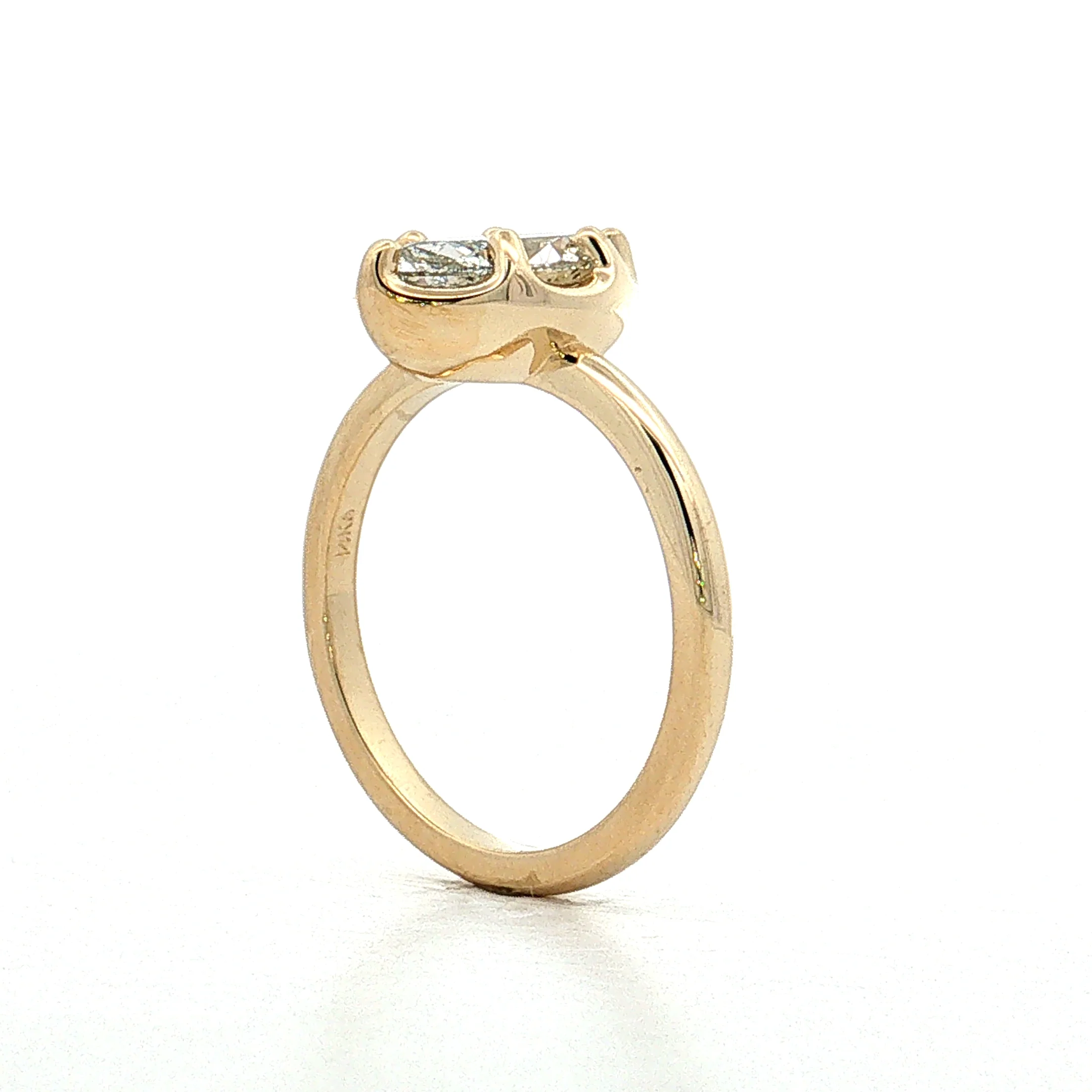 1.51 Marquise Diamond Engagement Ring 14k - Image 5