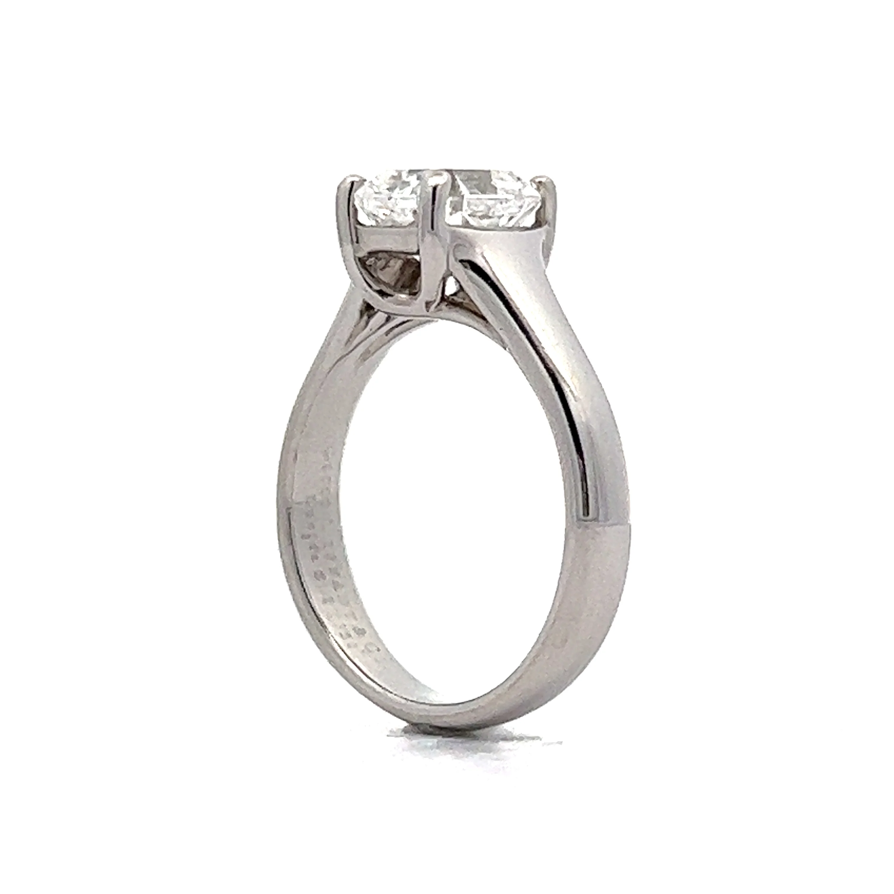1.52 Tiffany & Co. Engagement Ring in Platinum - Image 5