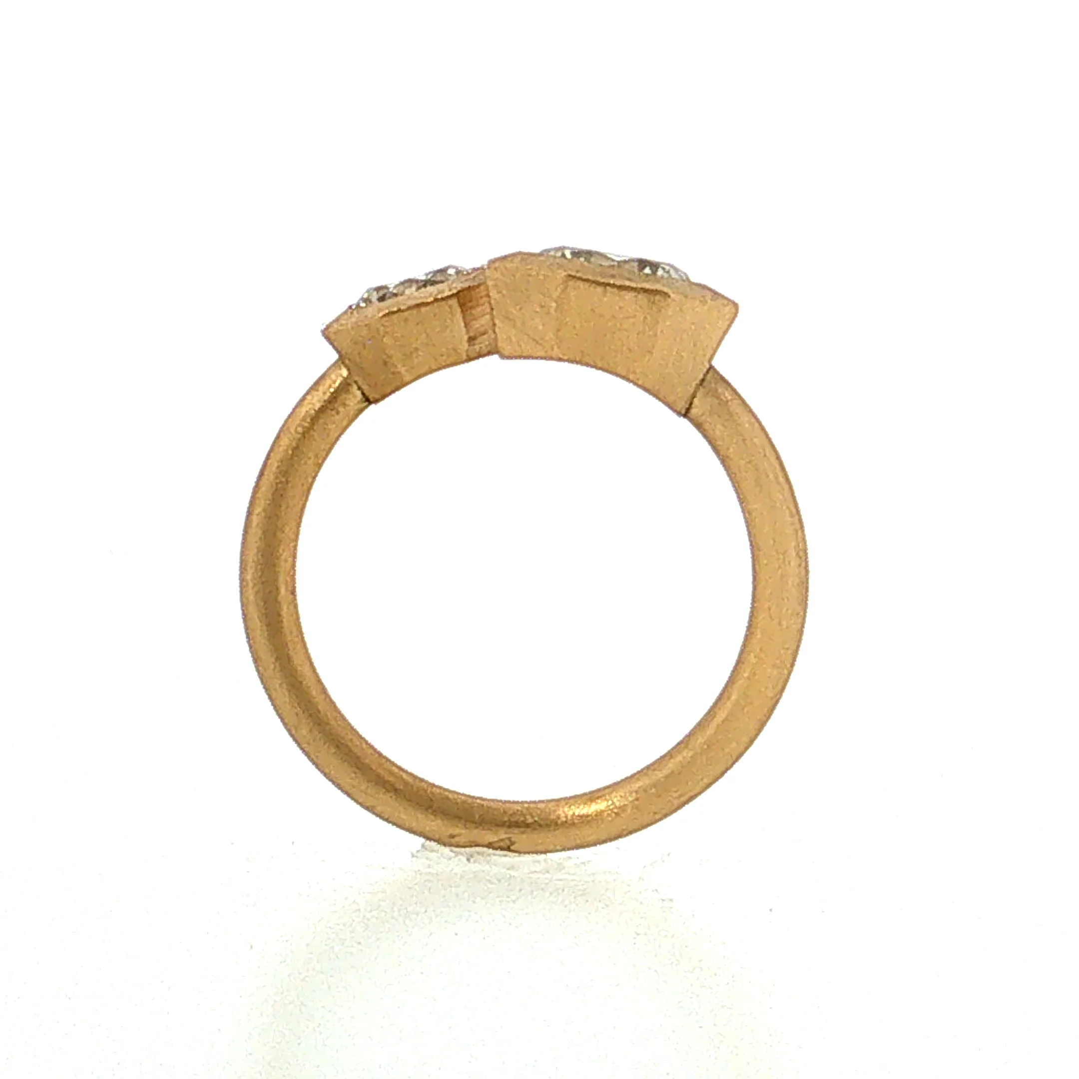1.52 Modern Diamond Toi Et Moi Ring 18k - Image 4
