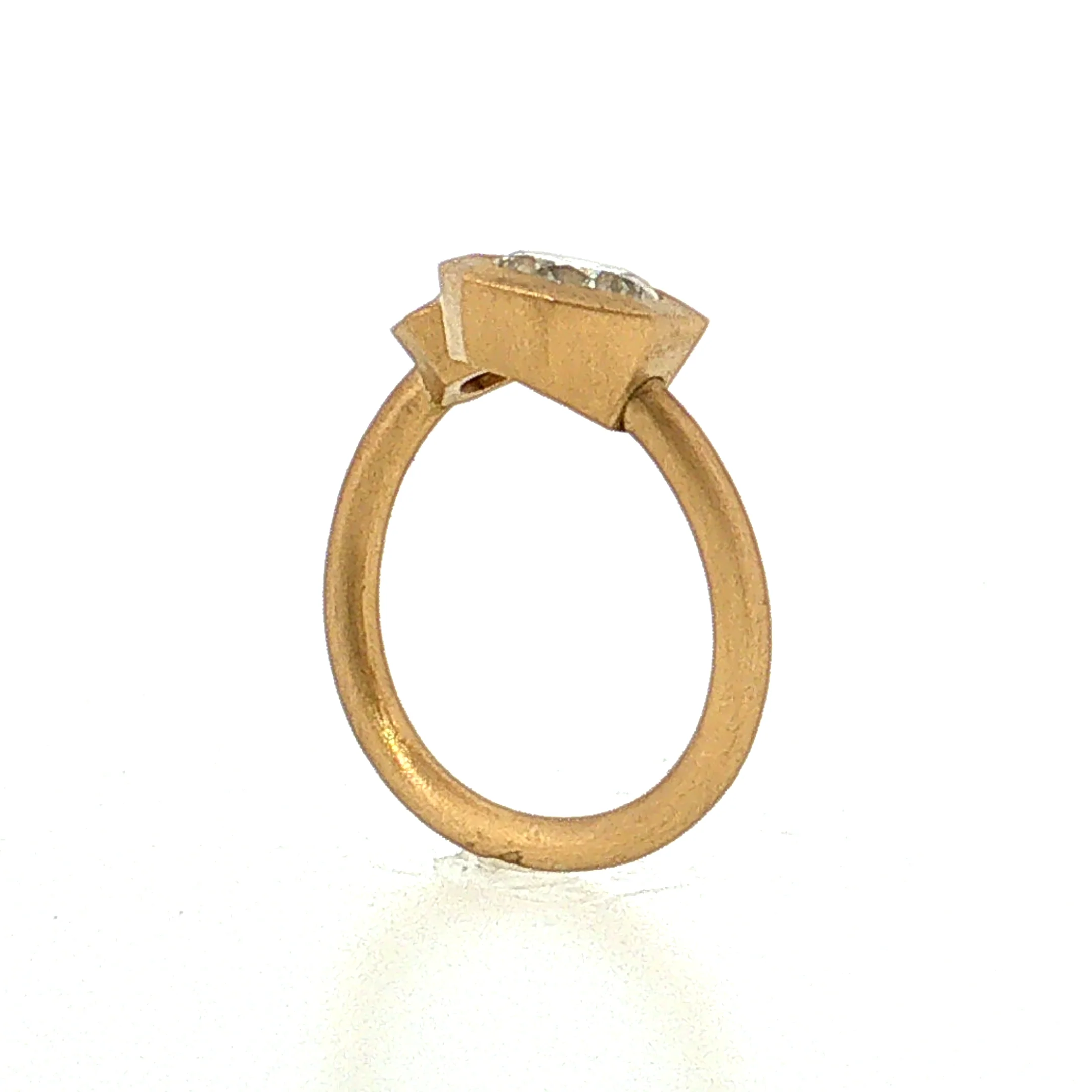 1.52 Modern Diamond Toi Et Moi Ring 18k - Image 5