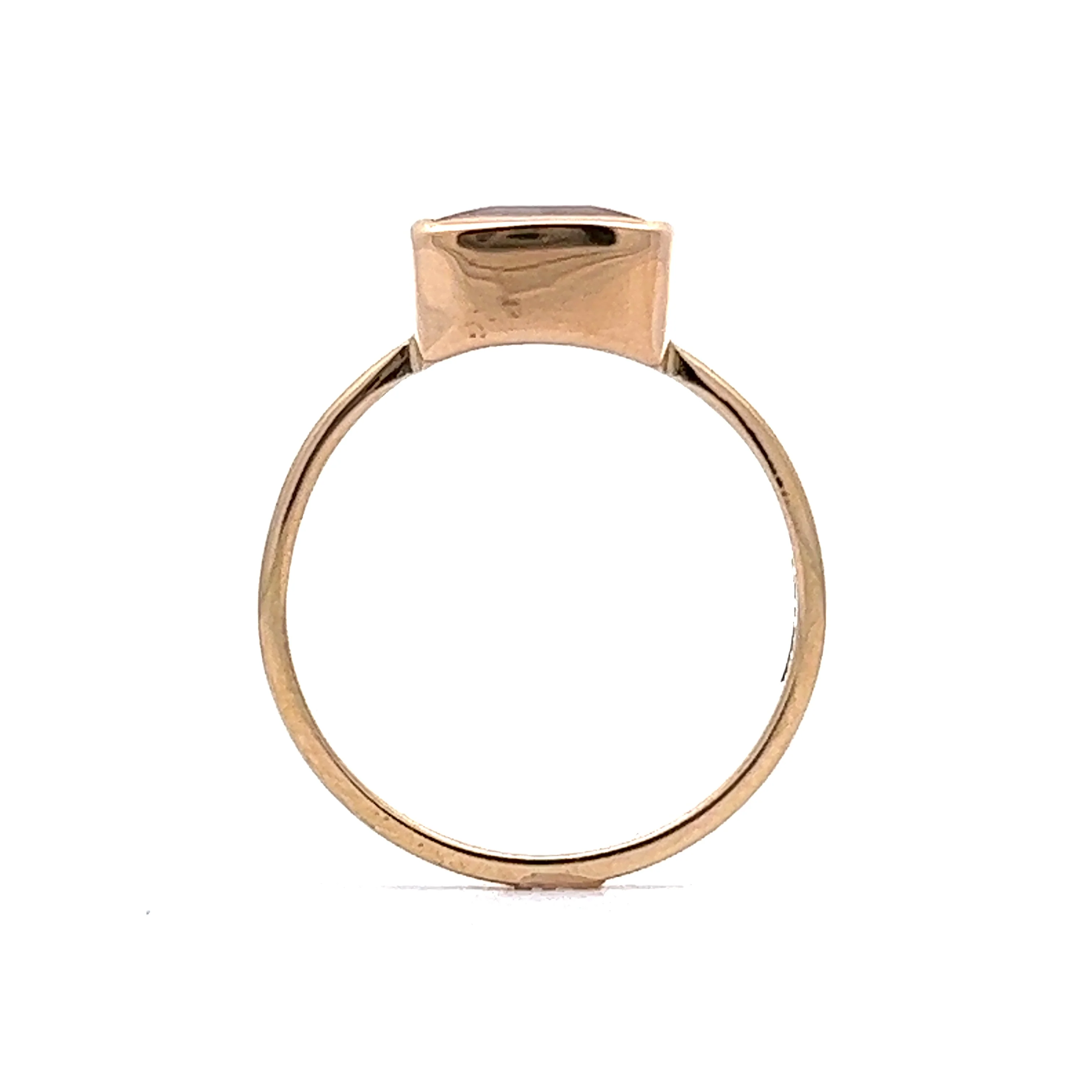 1.59 Pink Tourmaline Cocktail Ring in 14K Yellow Gold - Image 4
