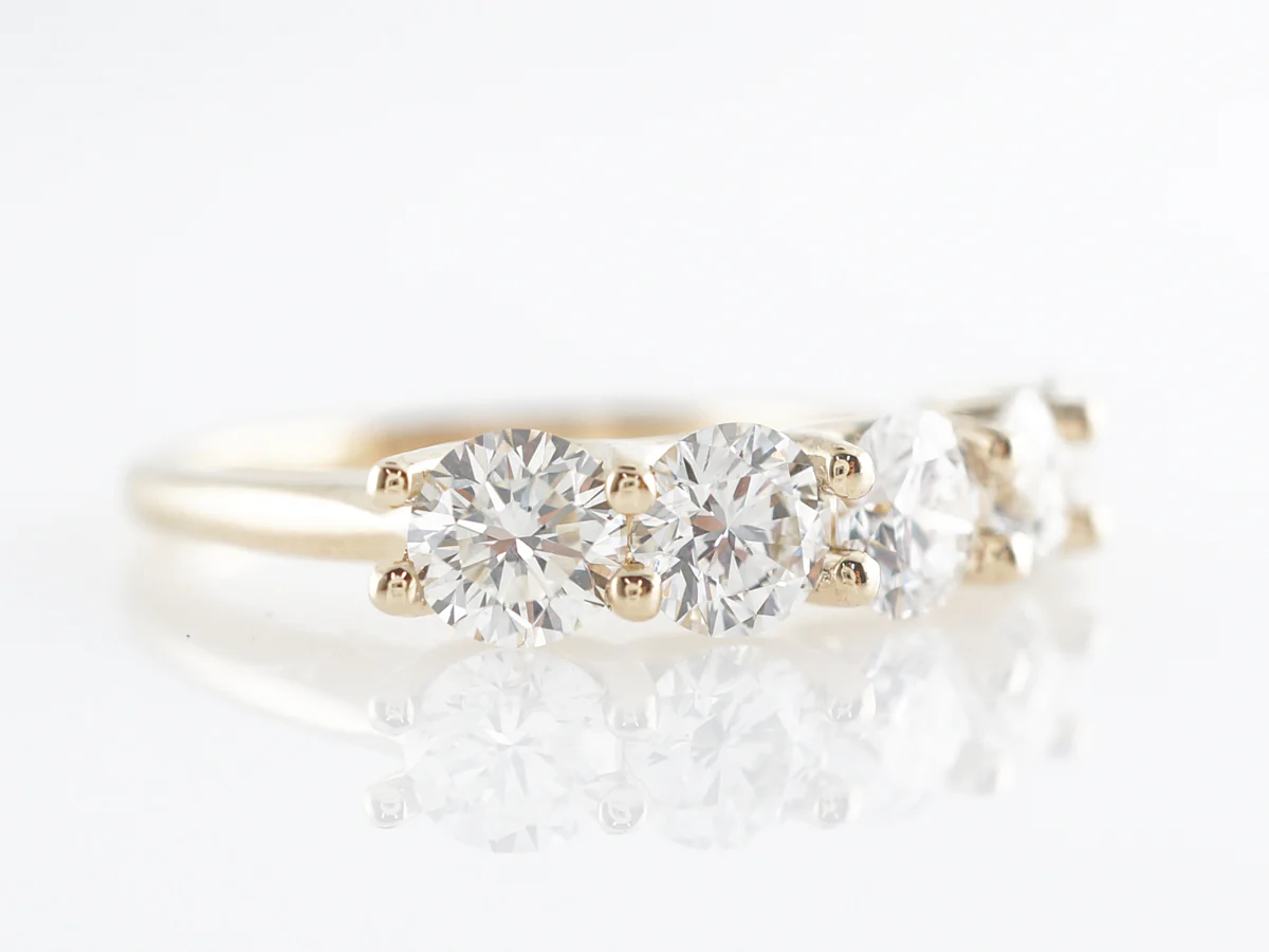 1.65 Carat Diamond Band in 14k Yellow Gold - Image 3