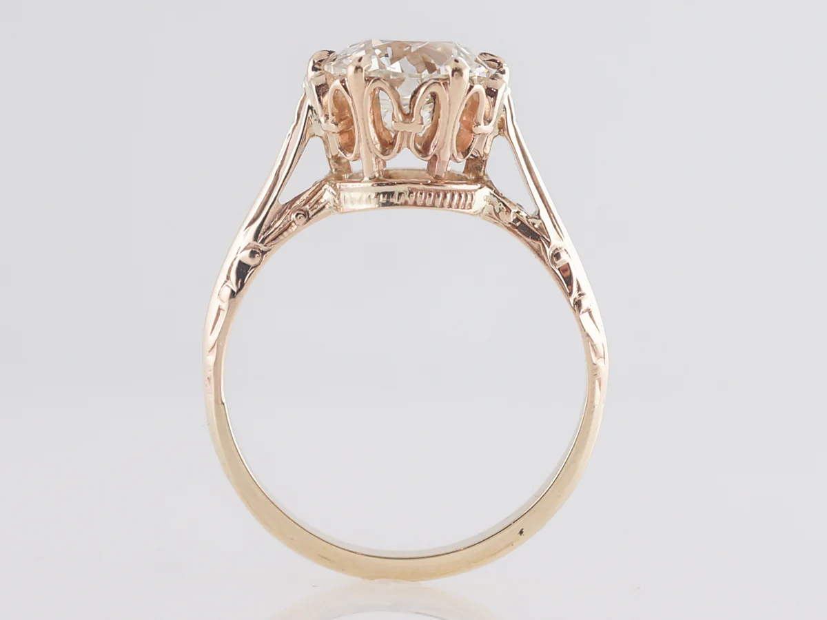1.73 Victorian European Cut Diamond Engagement Ring - Image 4
