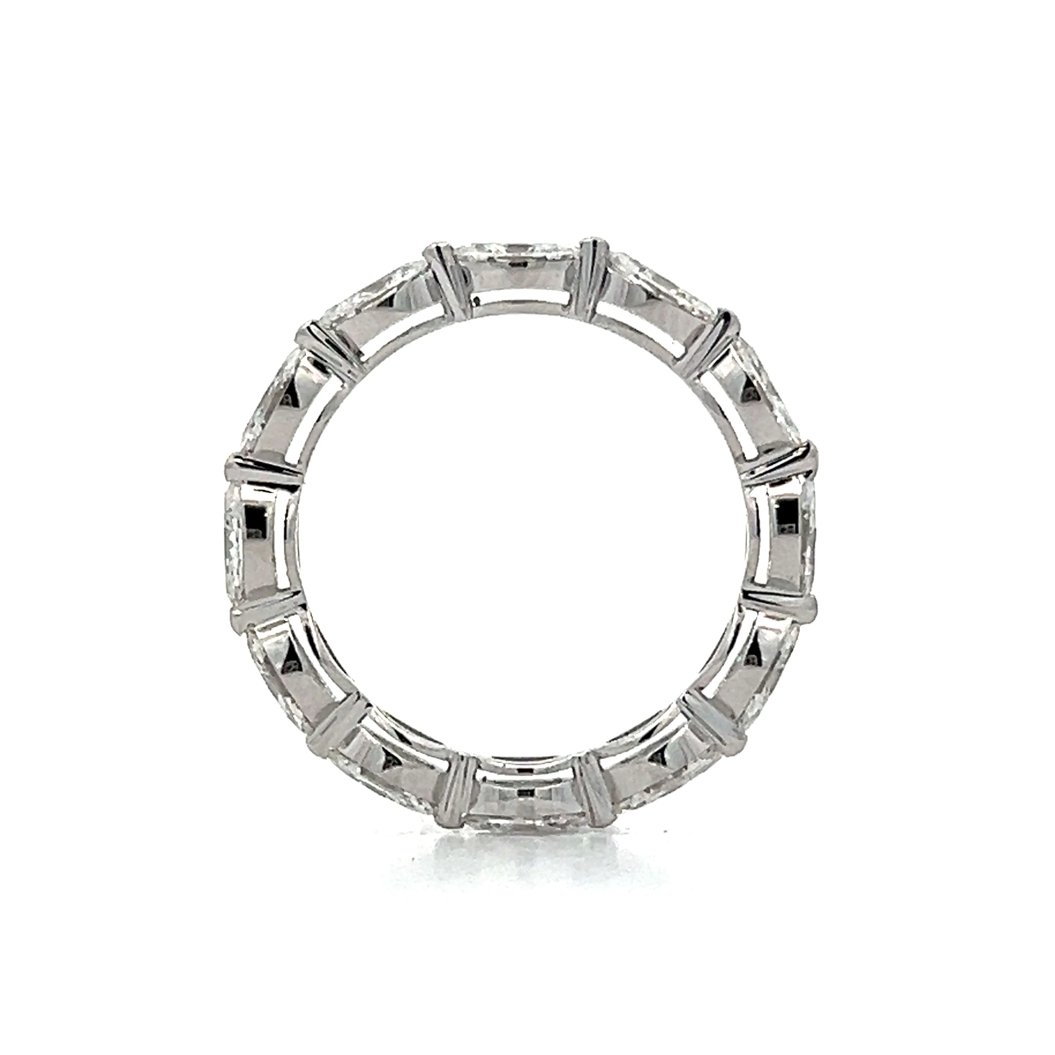 1.80 Marquise Diamond Eternity Band in White Gold - Image 4