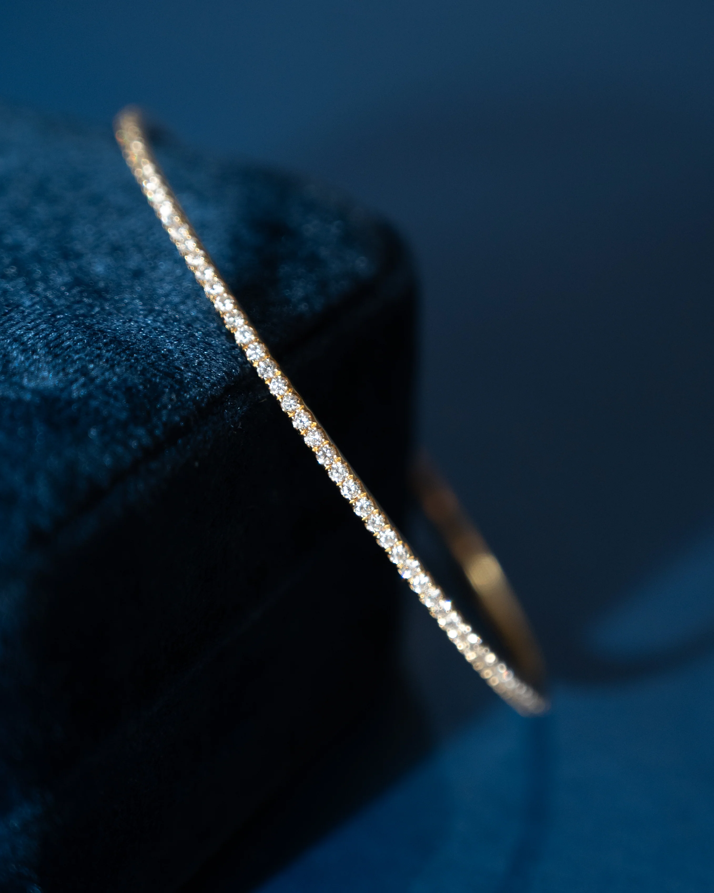 1.90 Odelia Diamond Bangle Bracelet 18k Yellow Gold - Image 5