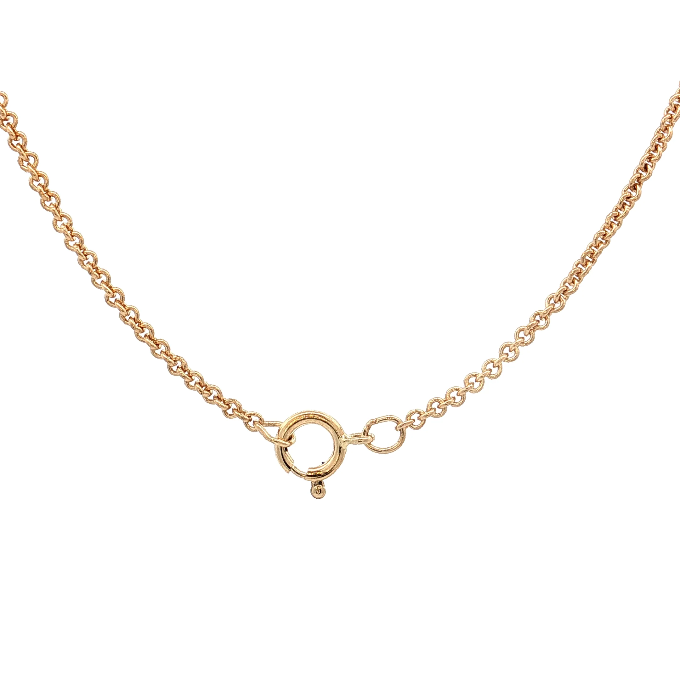 1.98 Diamond Rondelle Necklace 14k & 18k Gold - Image 4