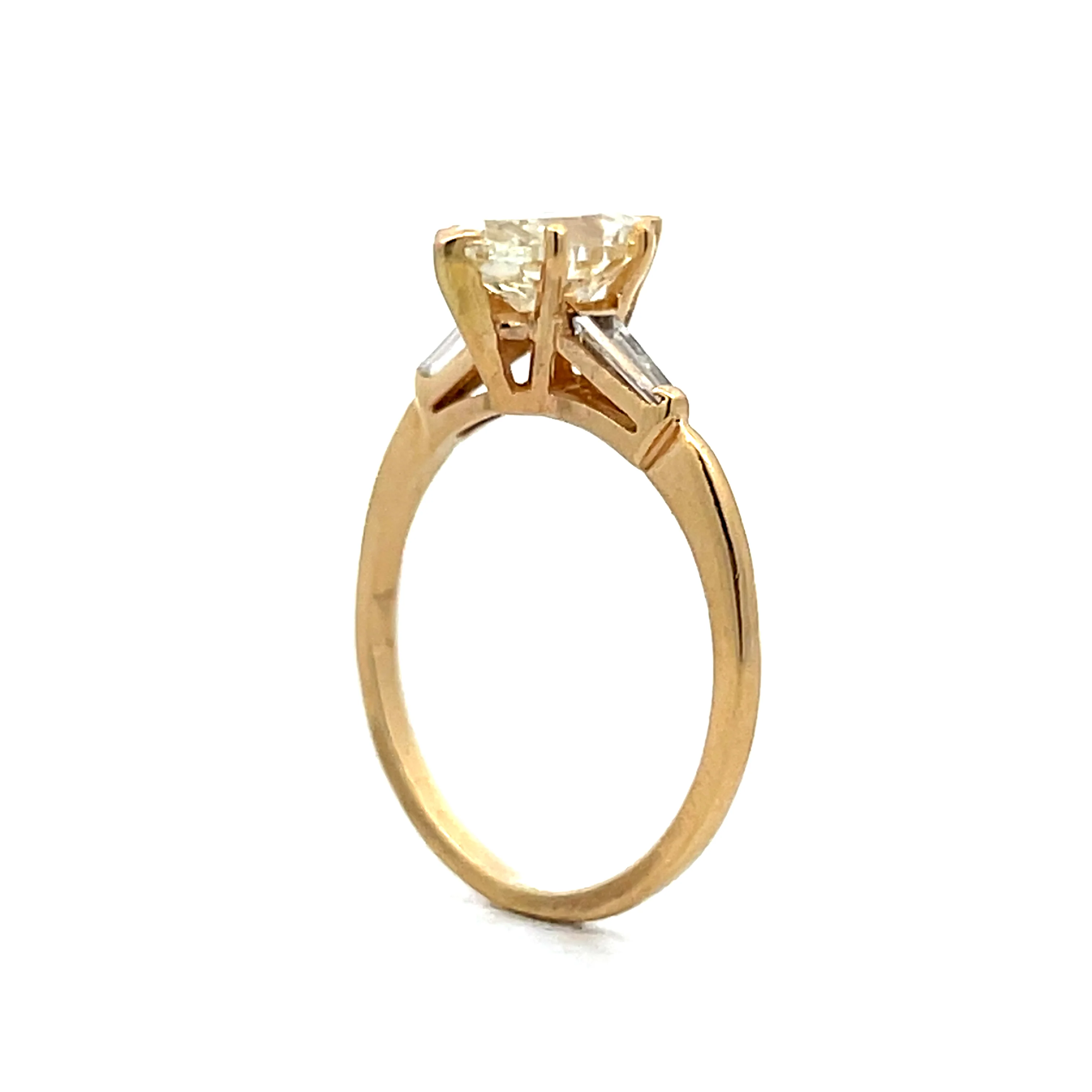 1 Carat Marquis Diamond Engagement Ring in 14k - Image 5