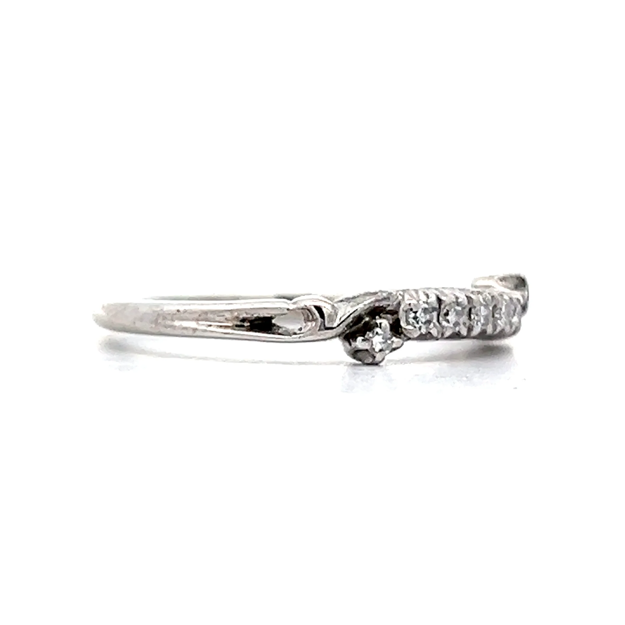 .10 Deco Asymmetrical Diamond in 18k White Gold - Image 3