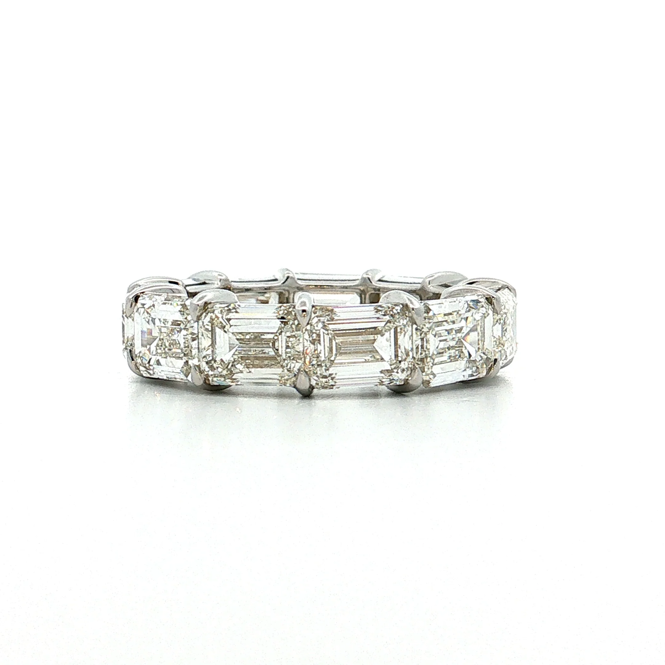 11.05 GIA Emerald Cut Diamond Eternity Band 18k - Image 3