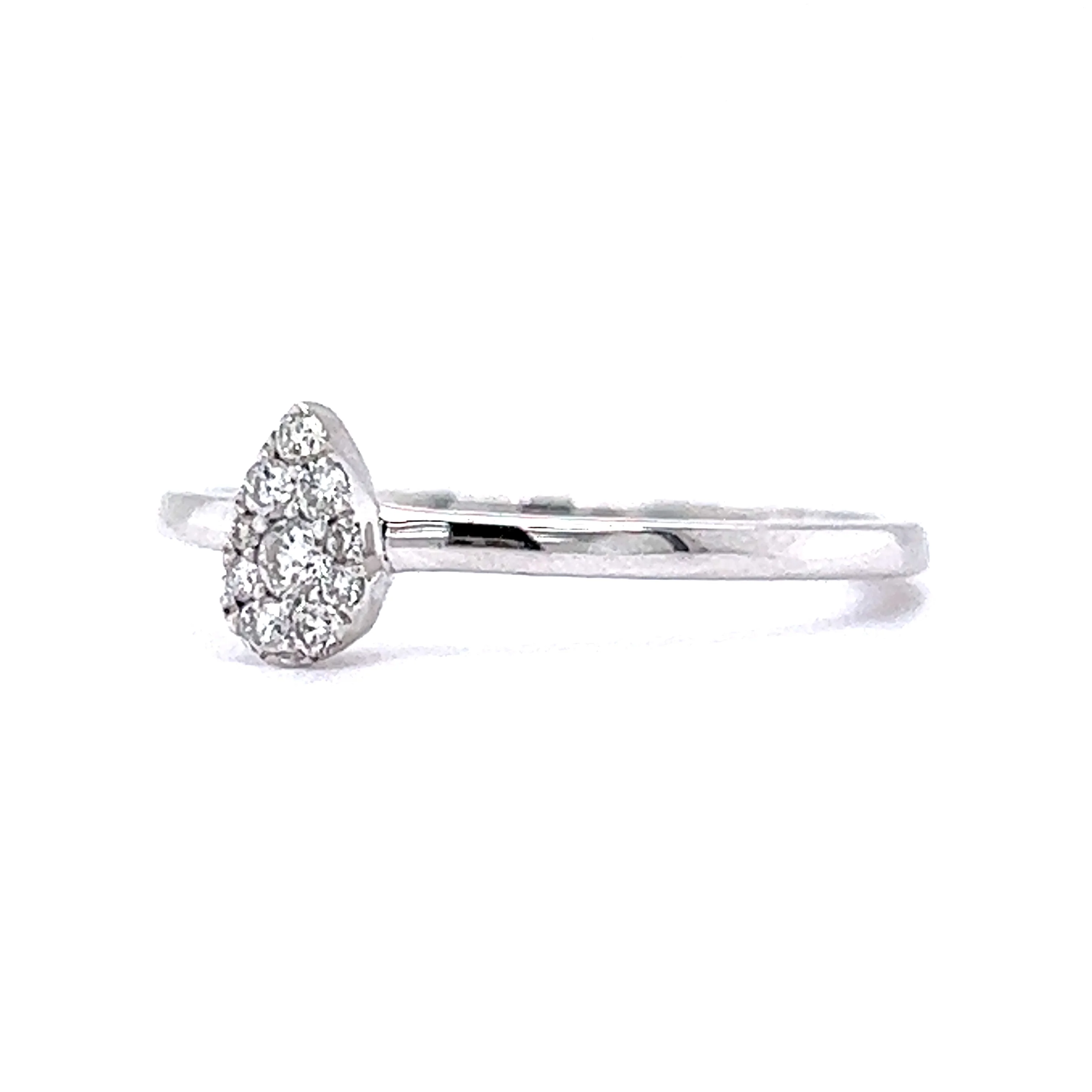 .11 Diamond Pave Right Hand Ring in 14k White Gold - Image 2