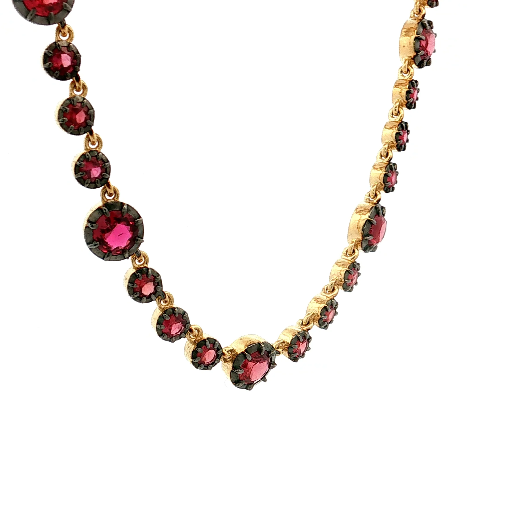 14.35 Ruby Necklace 18k Yellow Gold - Image 3