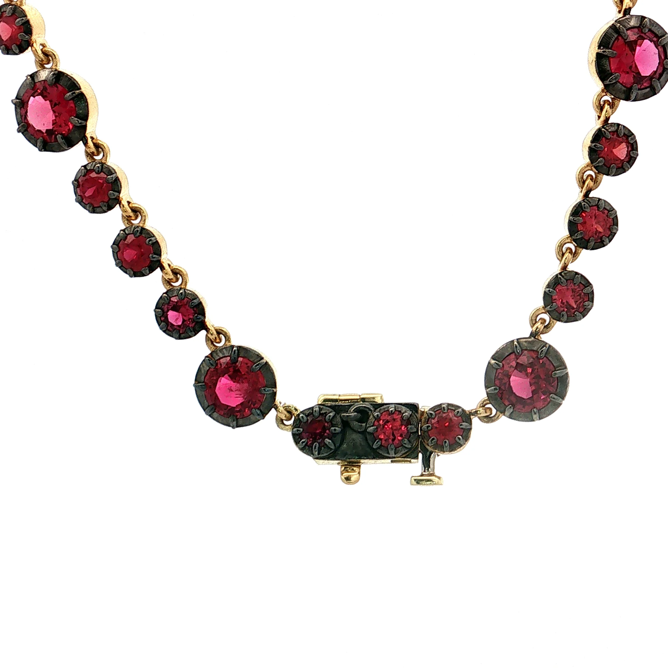 14.35 Ruby Necklace 18k Yellow Gold - Image 4