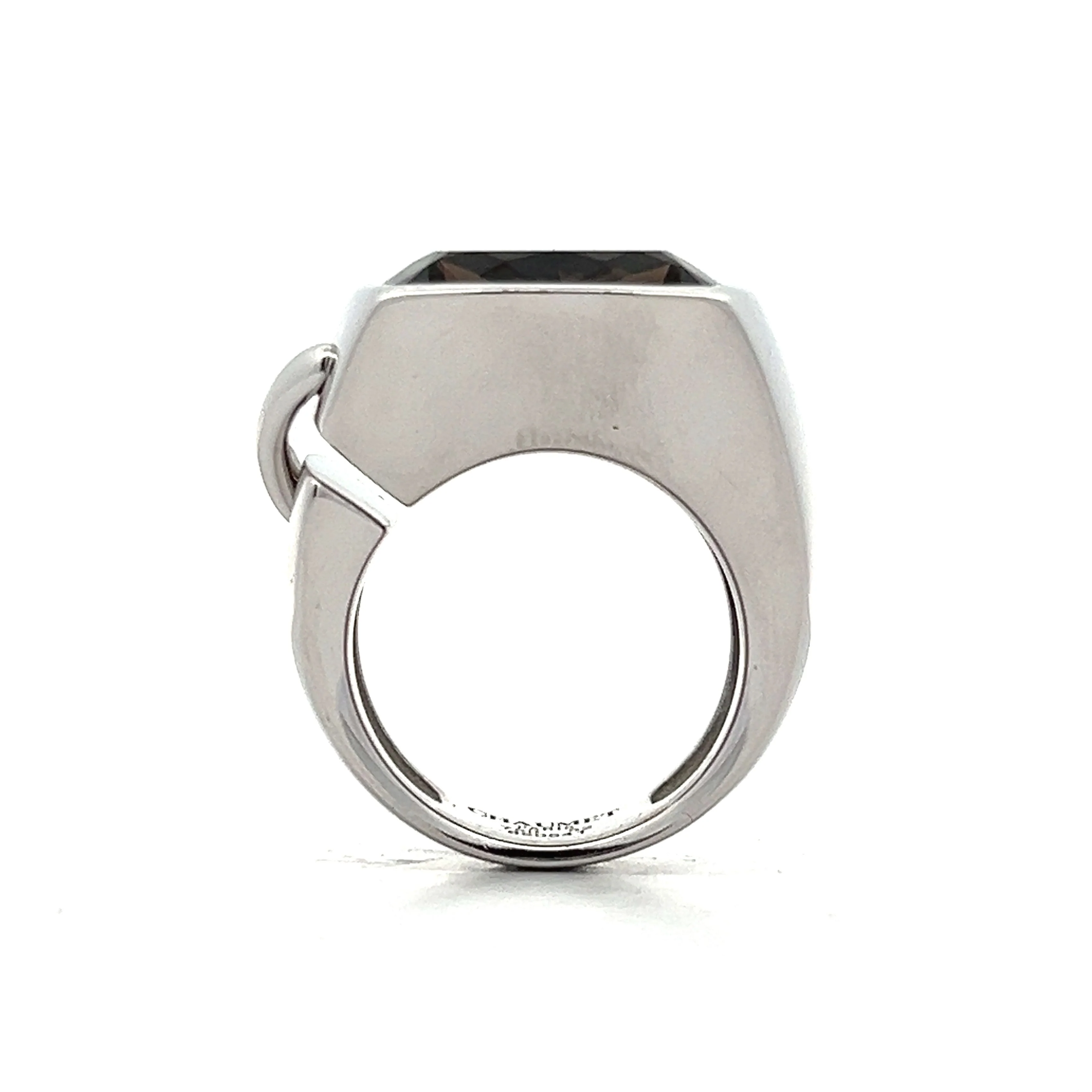 14.50 Chaumet Smoky Quartz Cocktail Ring in 18k - Image 4