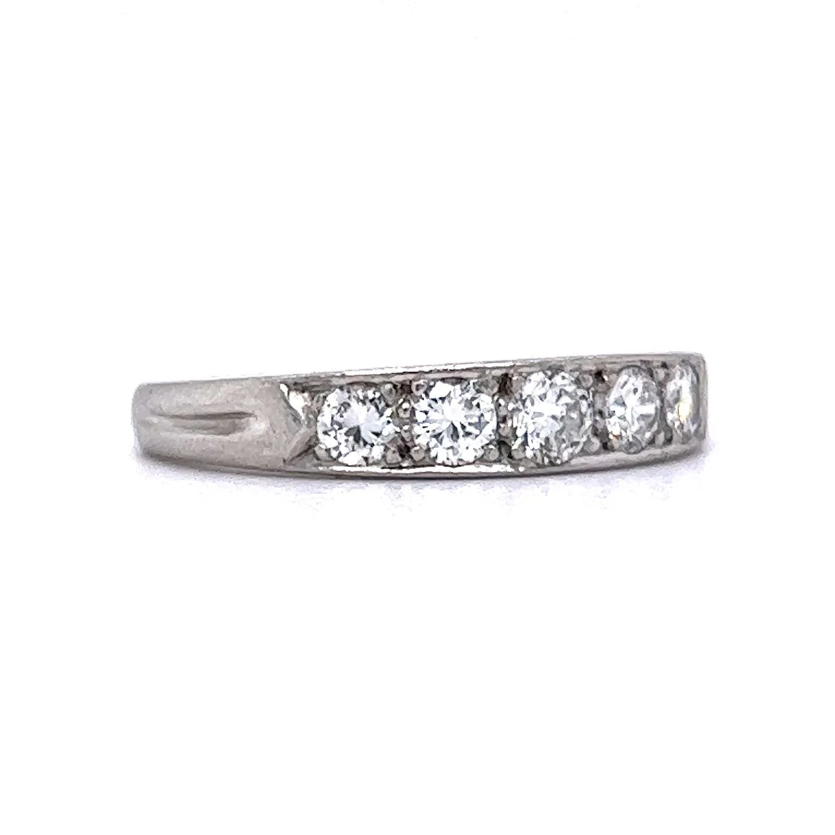 Tiffany & Co. Diamond Wedding Band in Platinum - Image 3