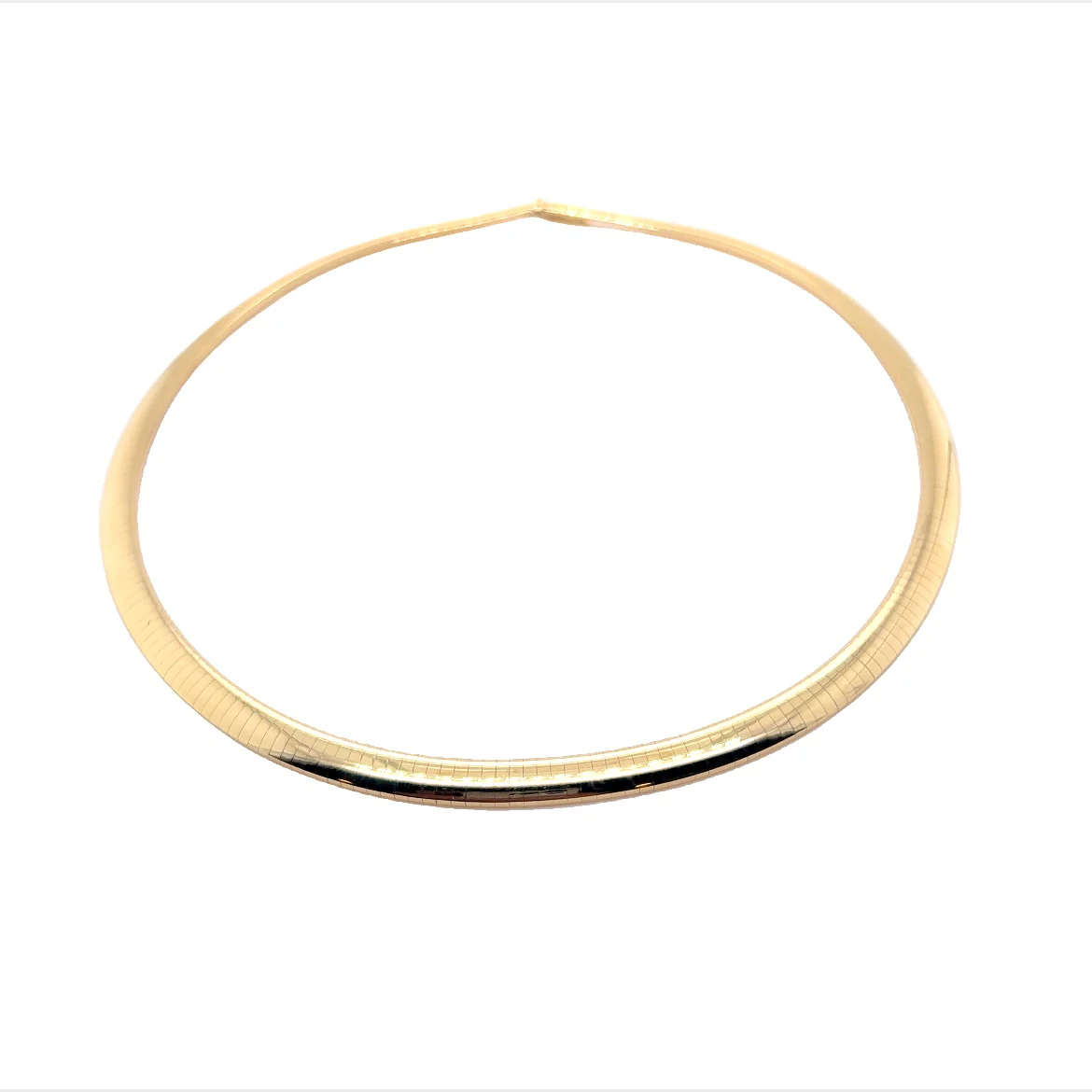 16 Inch Omega Necklace in 14k Yellow Gold - Image 2