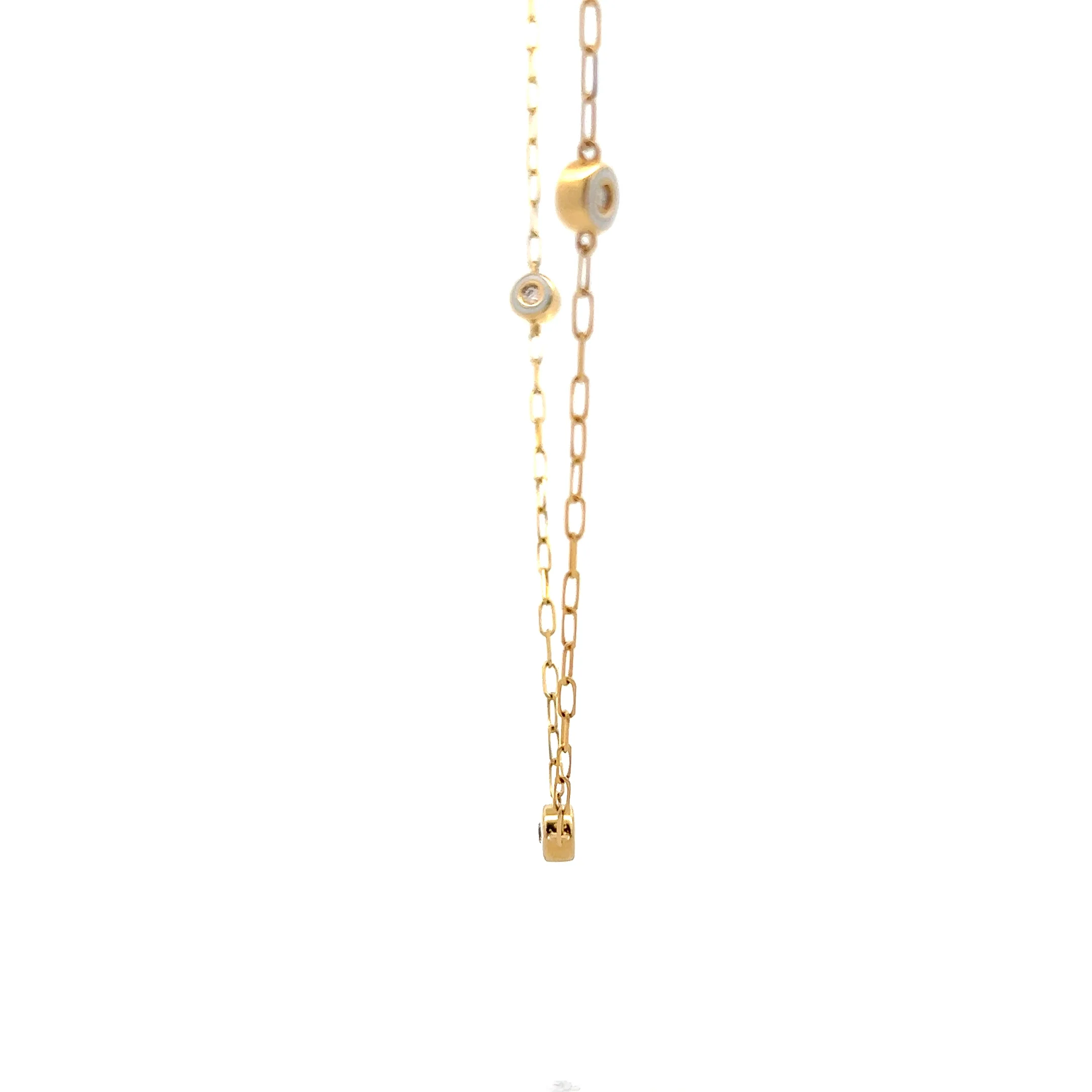 .18 Diamonds by the Yard Necklace in 14k Yellow Gold - Image 3