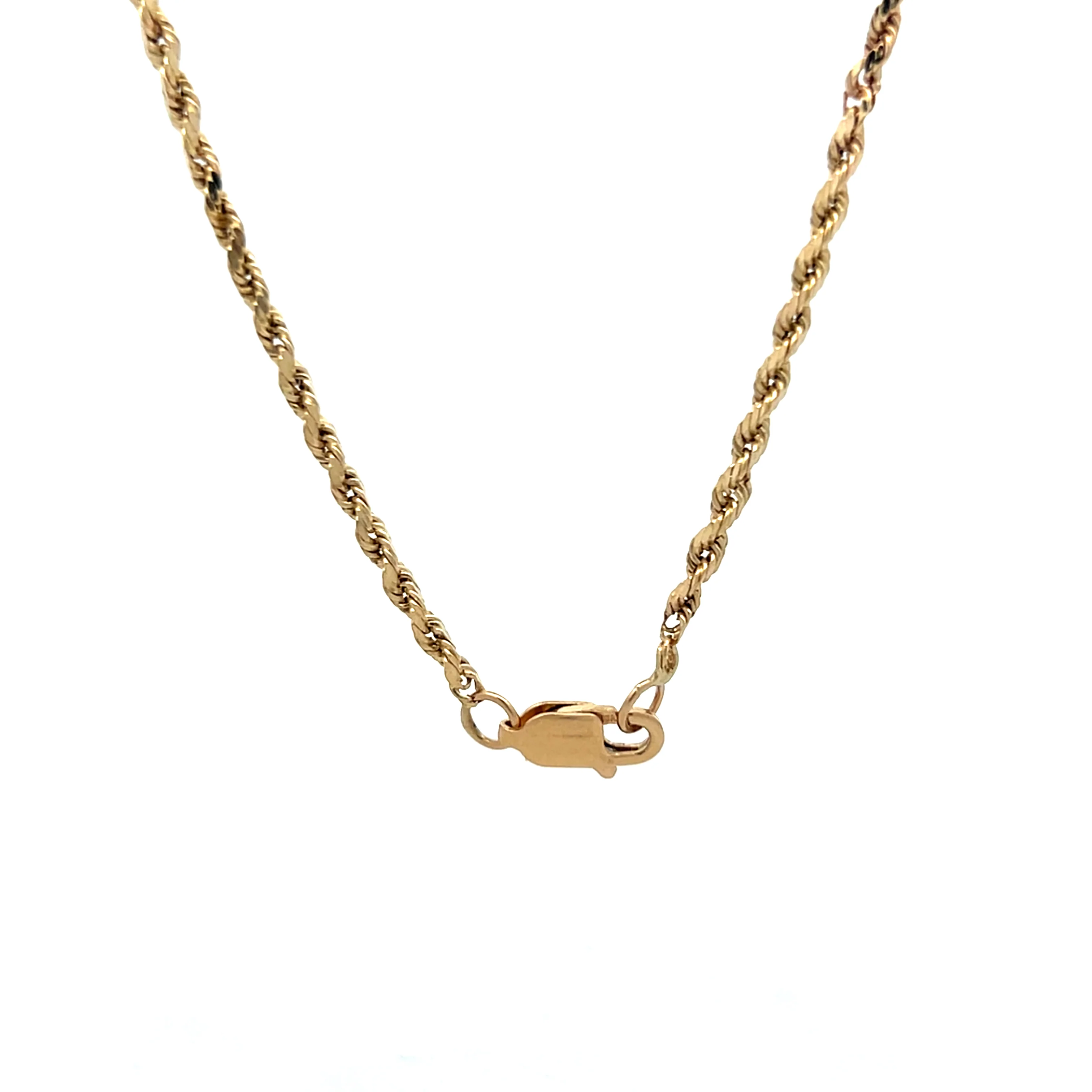 18" Rope Chain Necklace in 14k Yellow Gold - Image 4