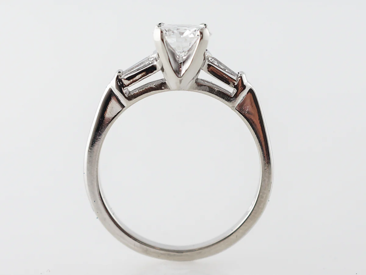 1930's Deco Engagement Ring w/ .69 Diamond D/VS1 - Image 4