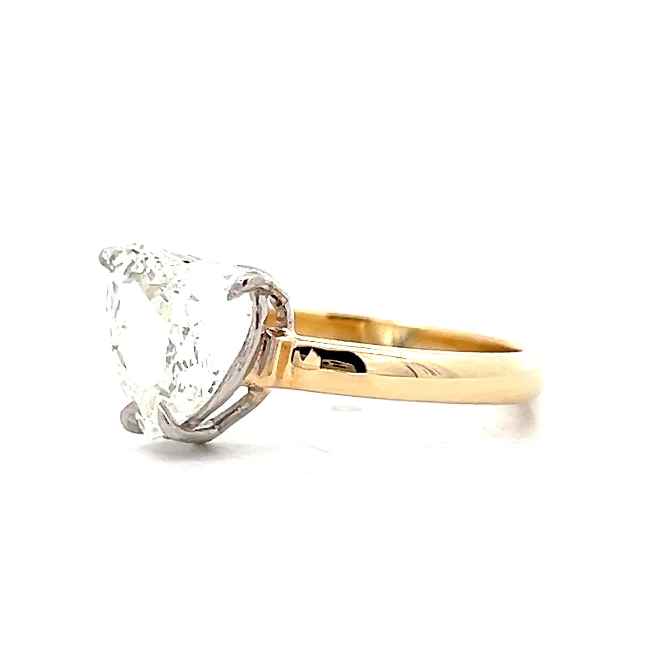 2.01 Heart Shaped Diamond Engagement Ring in 14k - Image 2