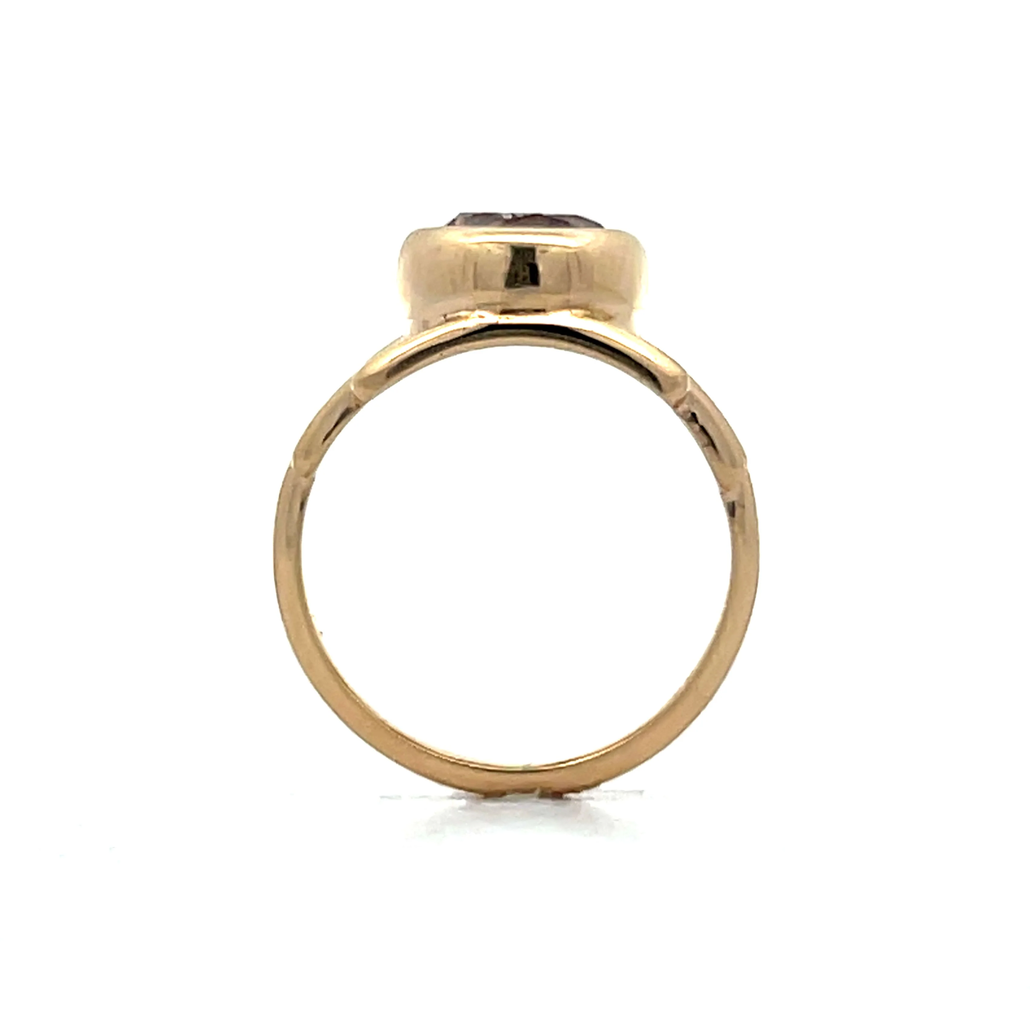 2.03 Fancy Brown Diamond Engagement Ring in 14k - Image 4