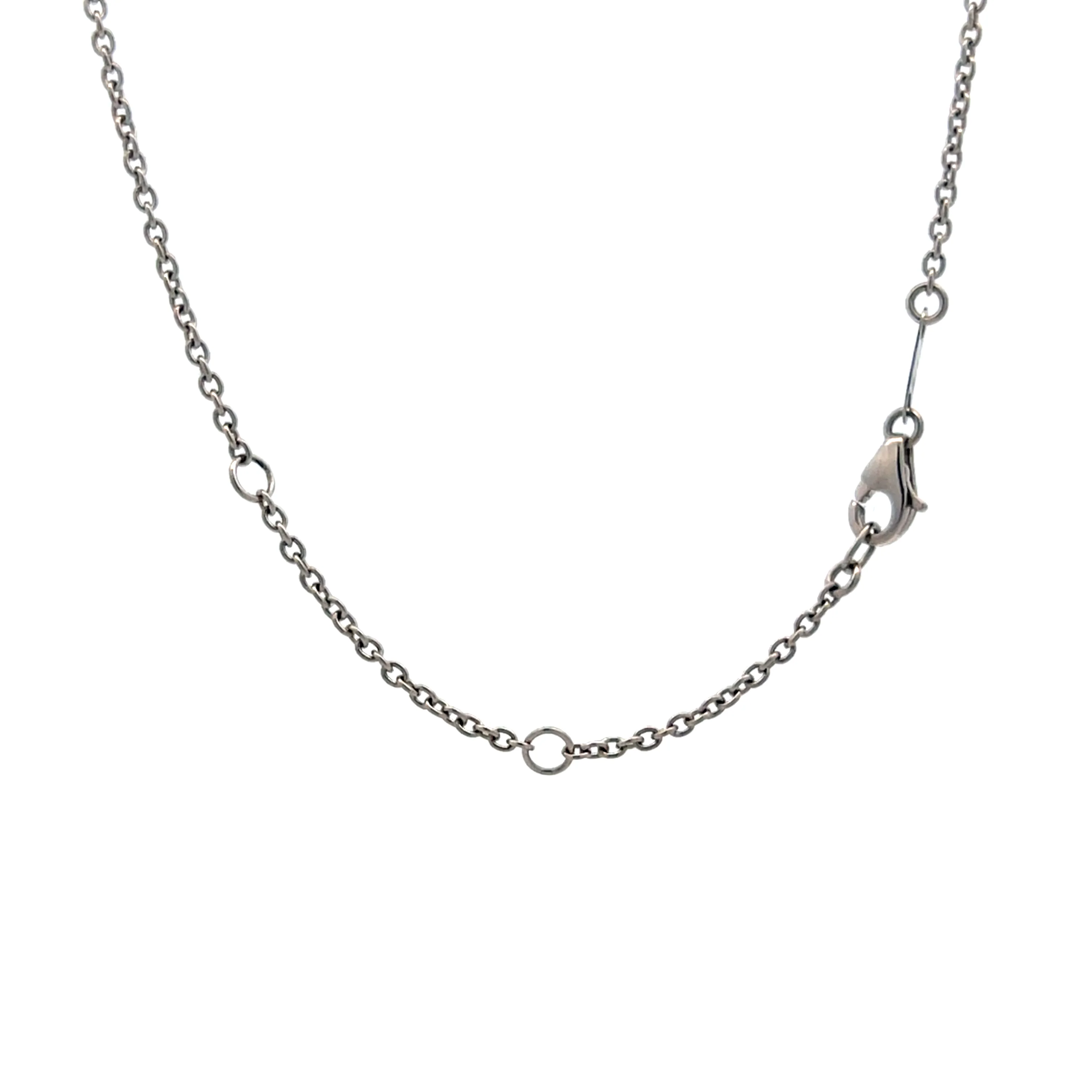 2.08 Trillion Rose Cut Diamond Pendant in Platinum - Image 4