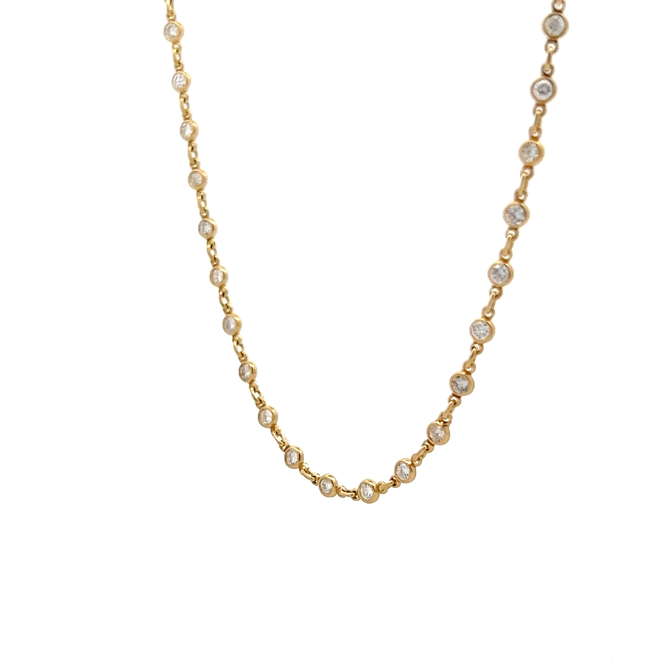2.25 Diamonds by the Yard Necklace in 18k - Image 2