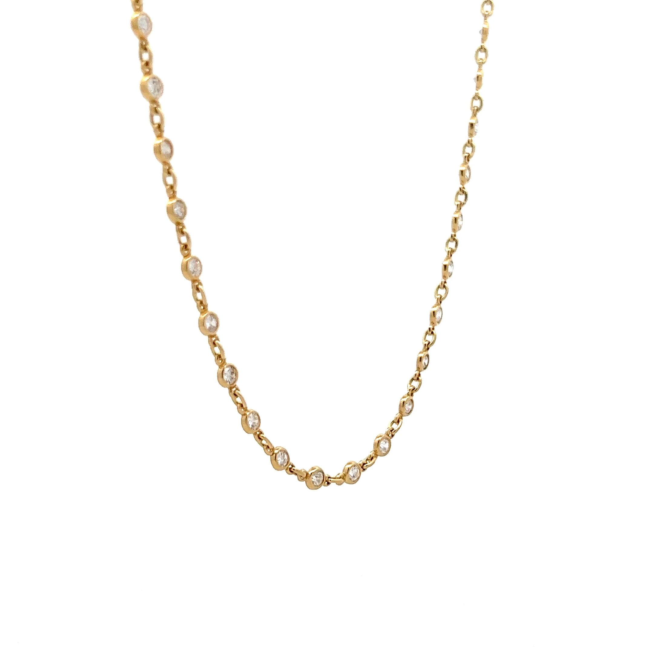 2.25 Diamonds by the Yard Necklace in 18k - Image 3