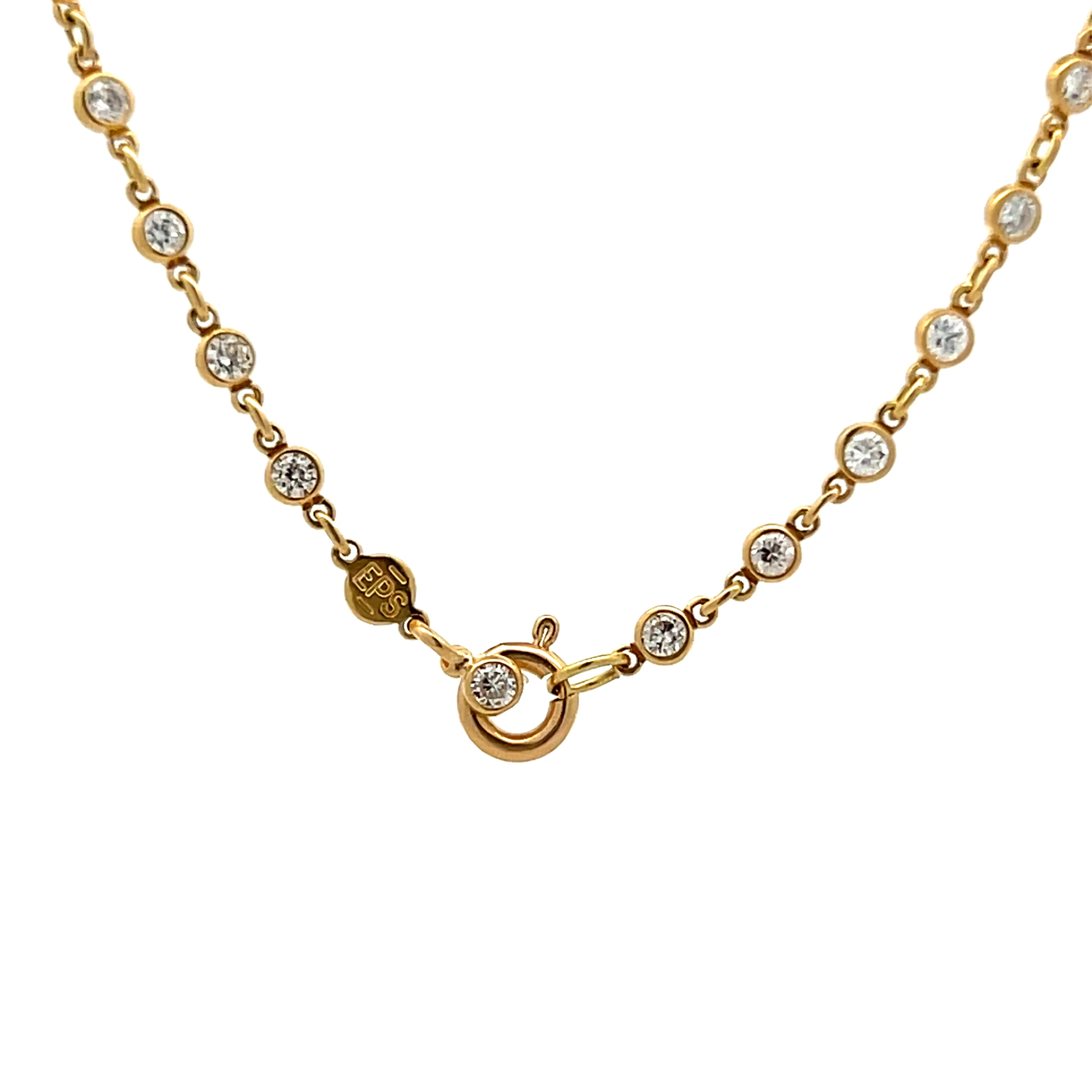 2.25 Diamonds by the Yard Necklace in 18k - Image 4