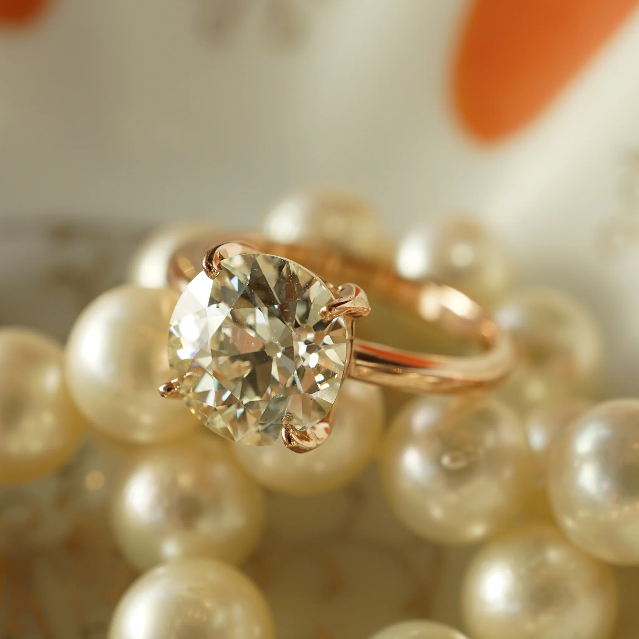 2.28 GIA Solitaire Diamond Engagement Ring in 14k Rose Gold - Image 6