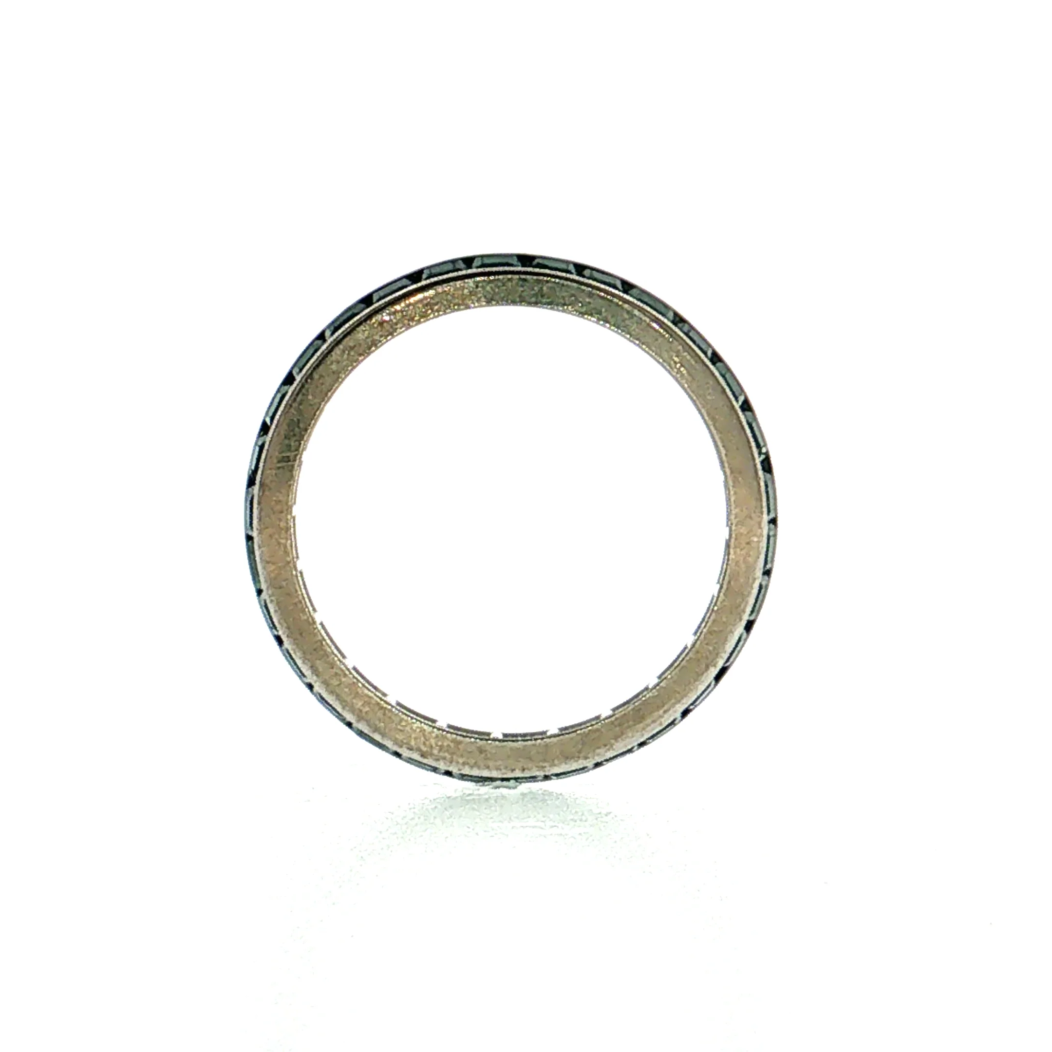 2.40 Emerald Eternity Band Platinum - Image 5