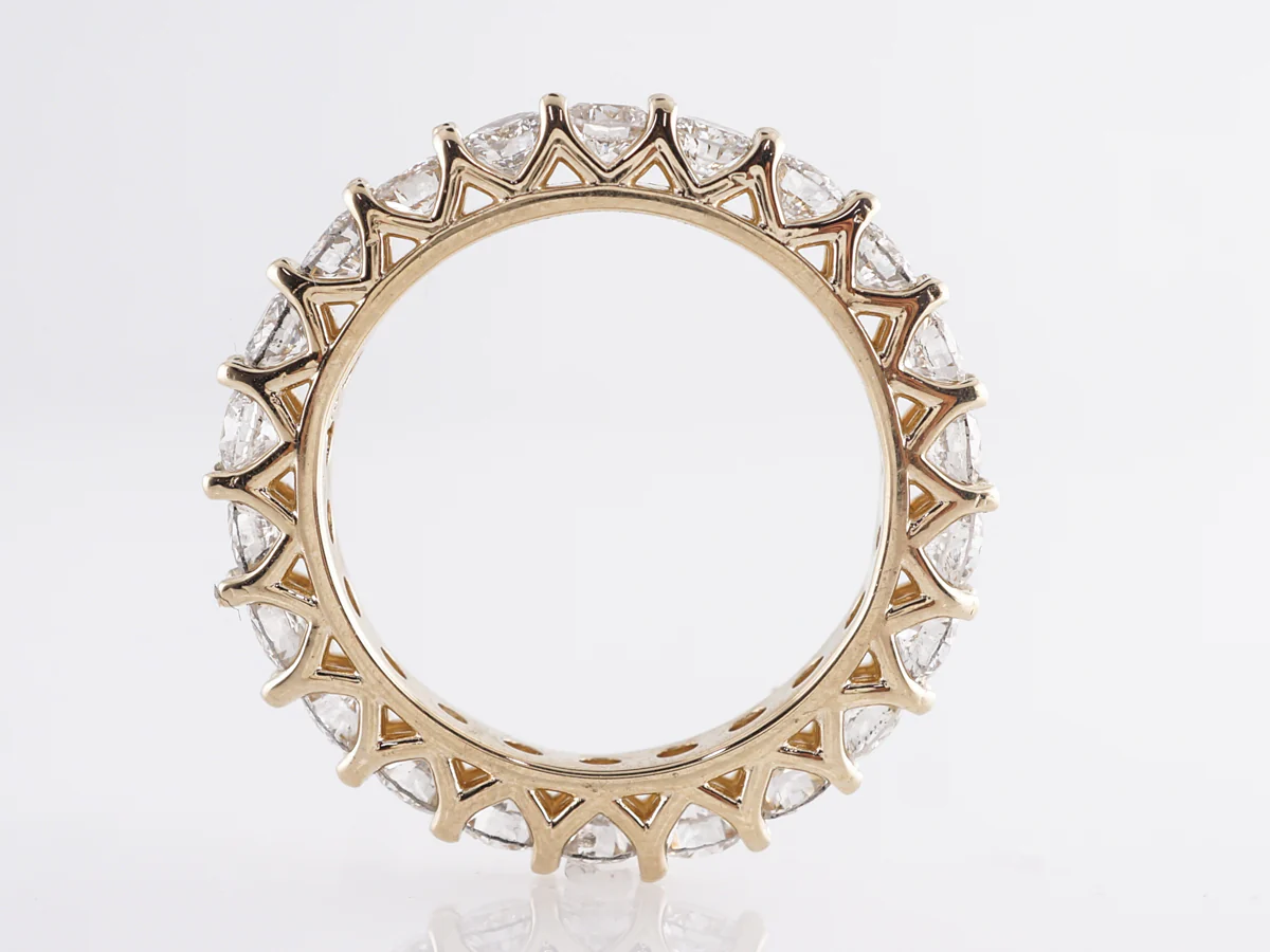 2.42 Carat Diamond Eternity Band in 14k Yellow Gold - Image 2
