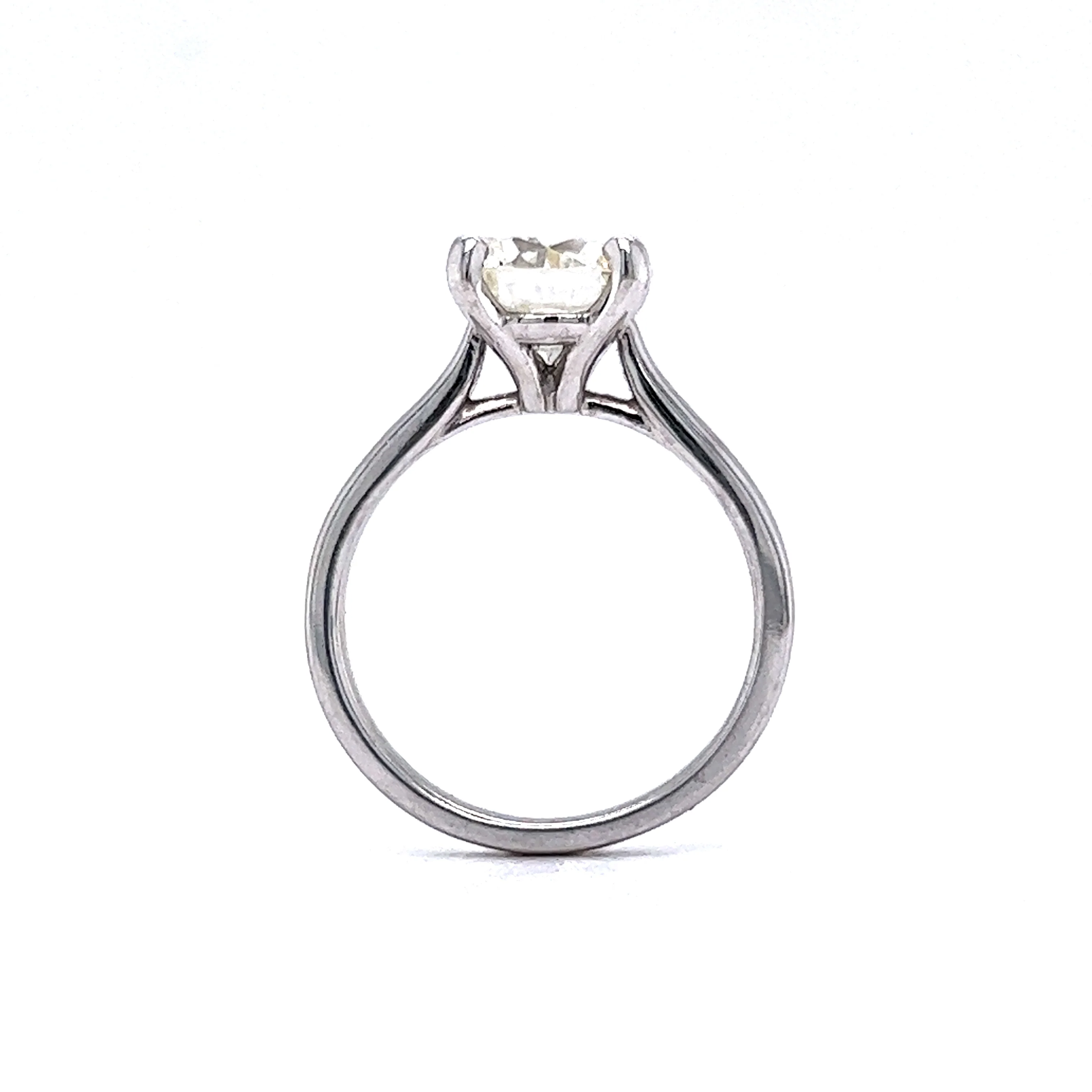2.55 GIA Diamond Solitaire Engagement Ring in 14k White Gold - Image 4